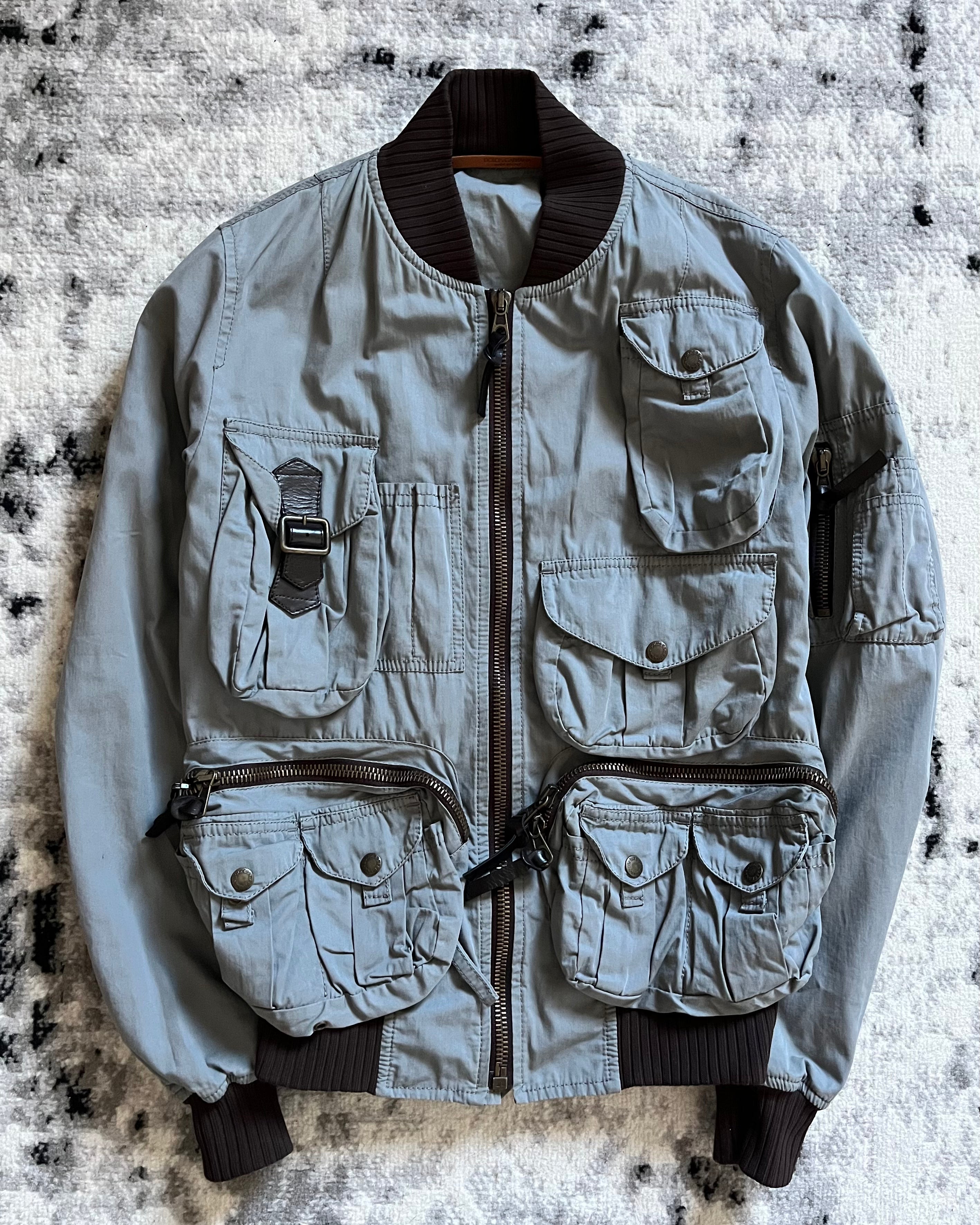 SS2003 ドルチェ＆ガッバーナ ハンター カーゴ ボンバー ジャケット (S)