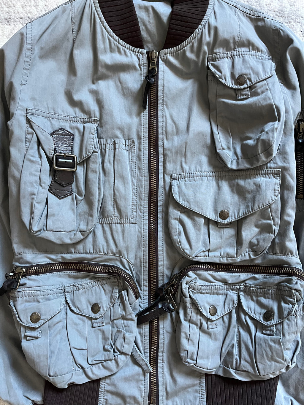 SS2003 ドルチェ＆ガッバーナ ハンター カーゴ ボンバー ジャケット (S)