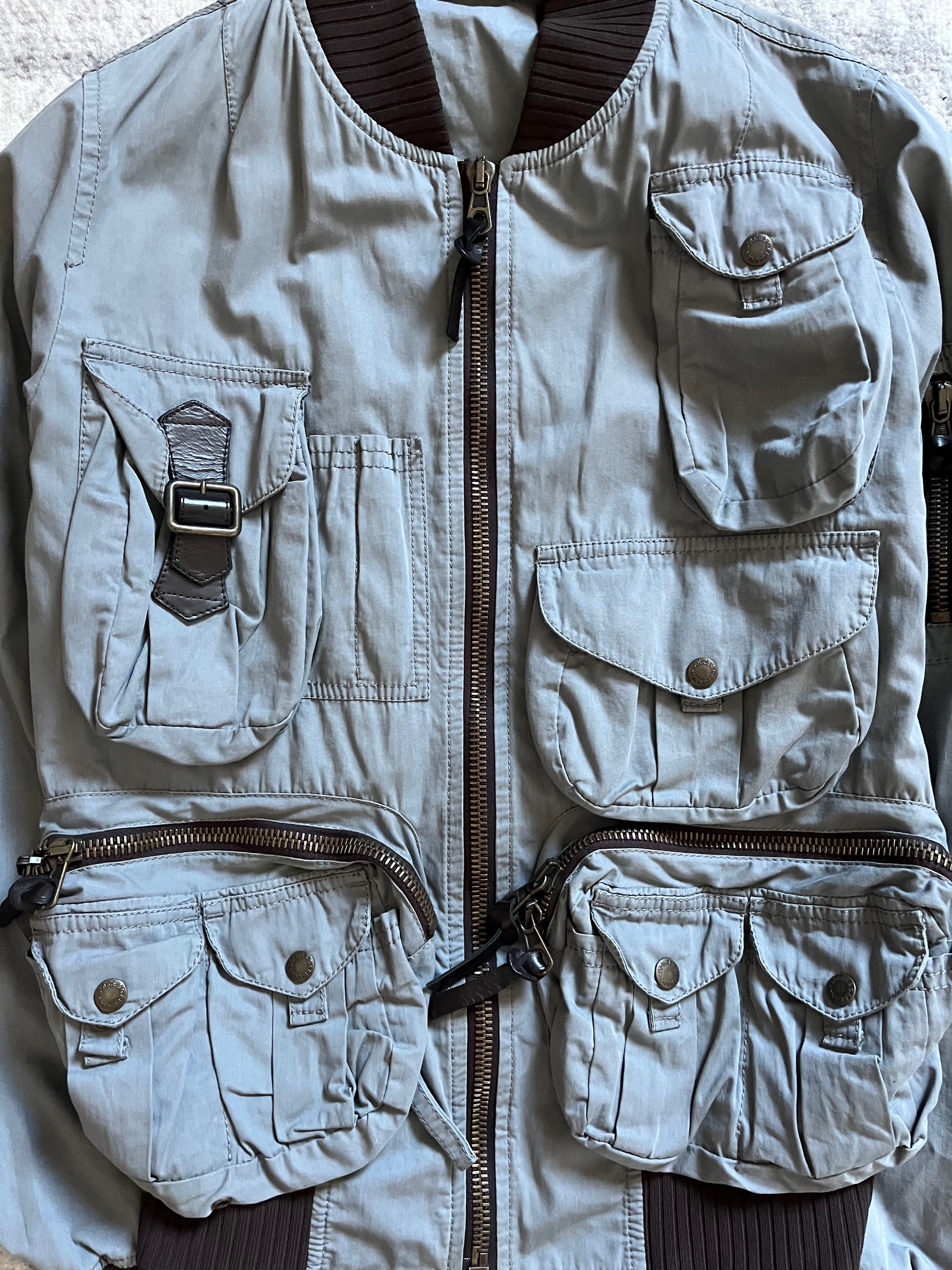 SS2003 ドルチェ＆ガッバーナ ハンター カーゴ ボンバー ジャケット (S)