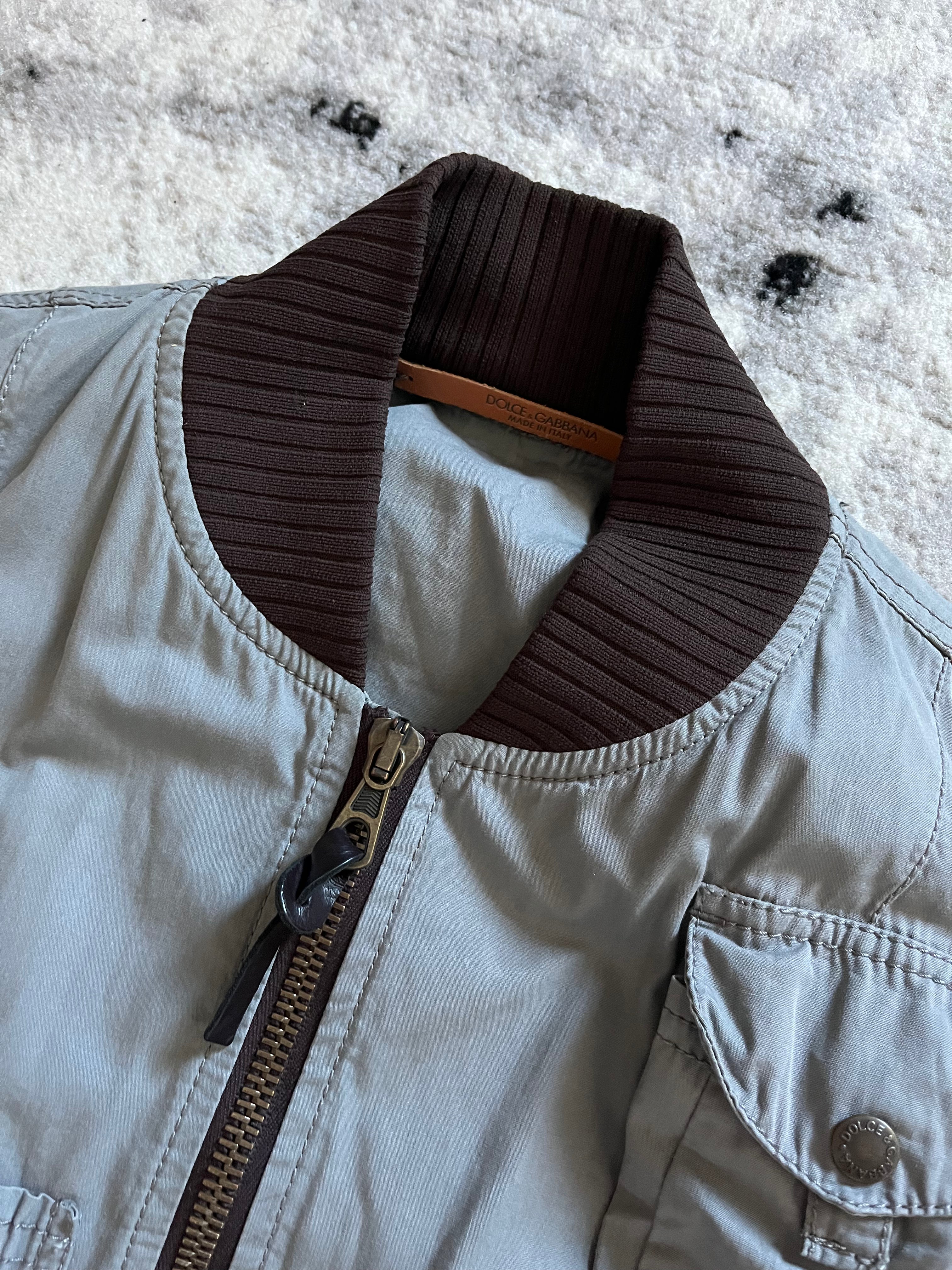 SS2003 ドルチェ＆ガッバーナ ハンター カーゴ ボンバー ジャケット (S)