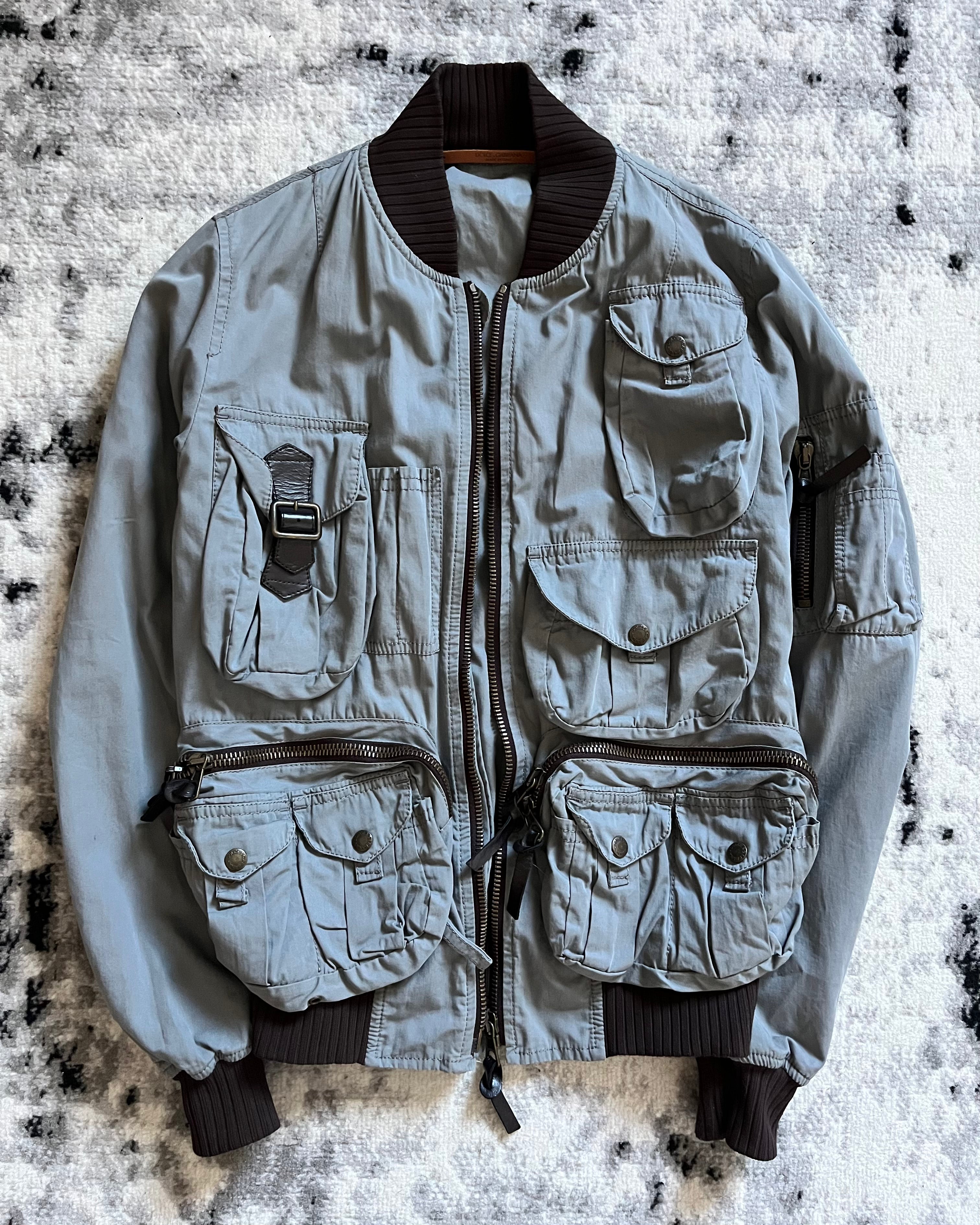 SS2003 ドルチェ＆ガッバーナ ハンター カーゴ ボンバー ジャケット (S)