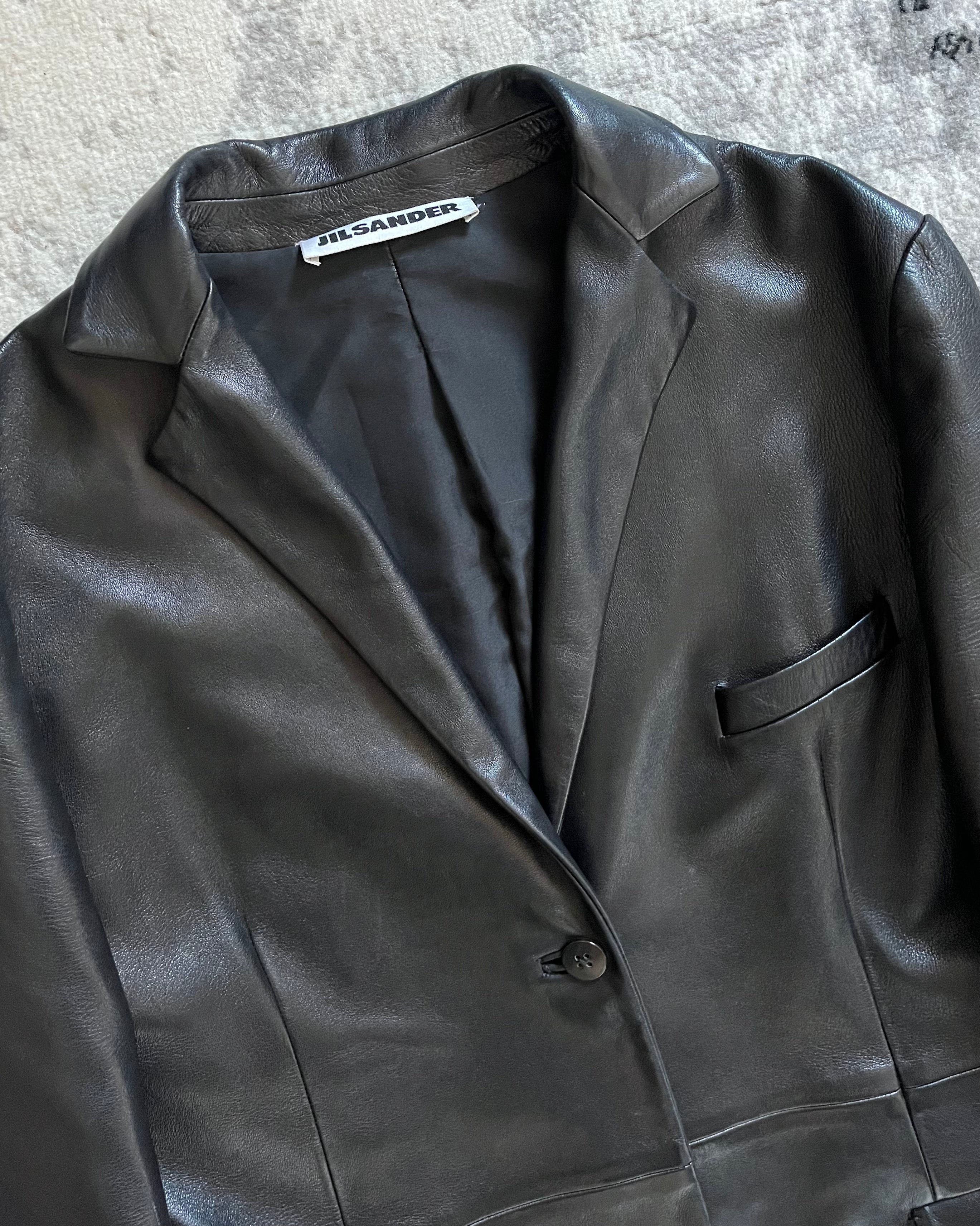 AW2016 Jil Sander Moderni Leather Mid Trench (S)