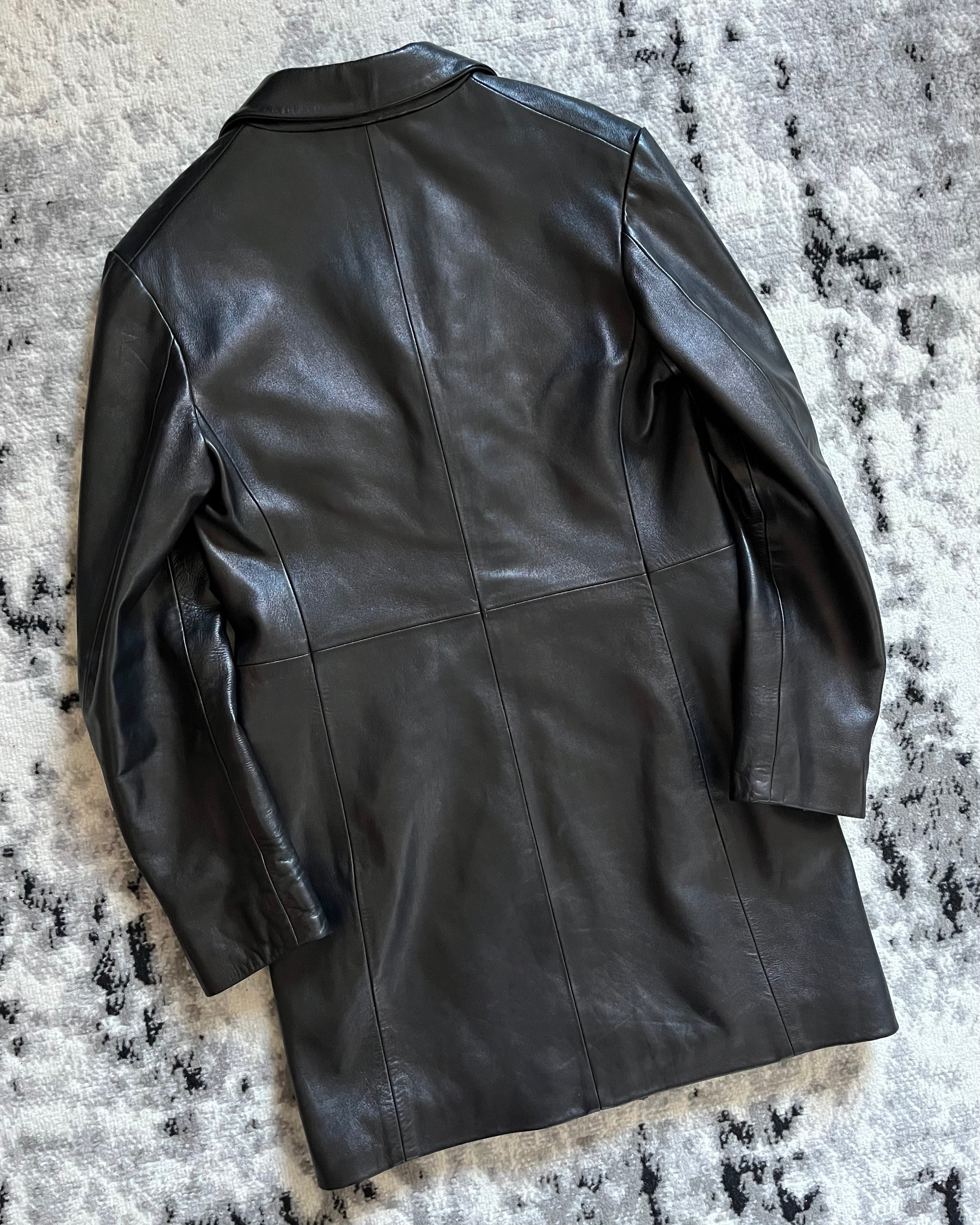 AW2016 Jil Sander Moderni Leather Mid Trench (S)