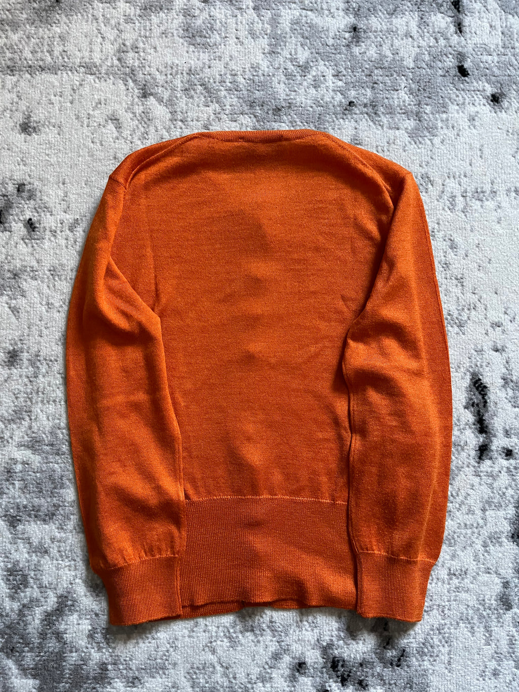 90s Prada Orange Bliss Cardigan (XS)