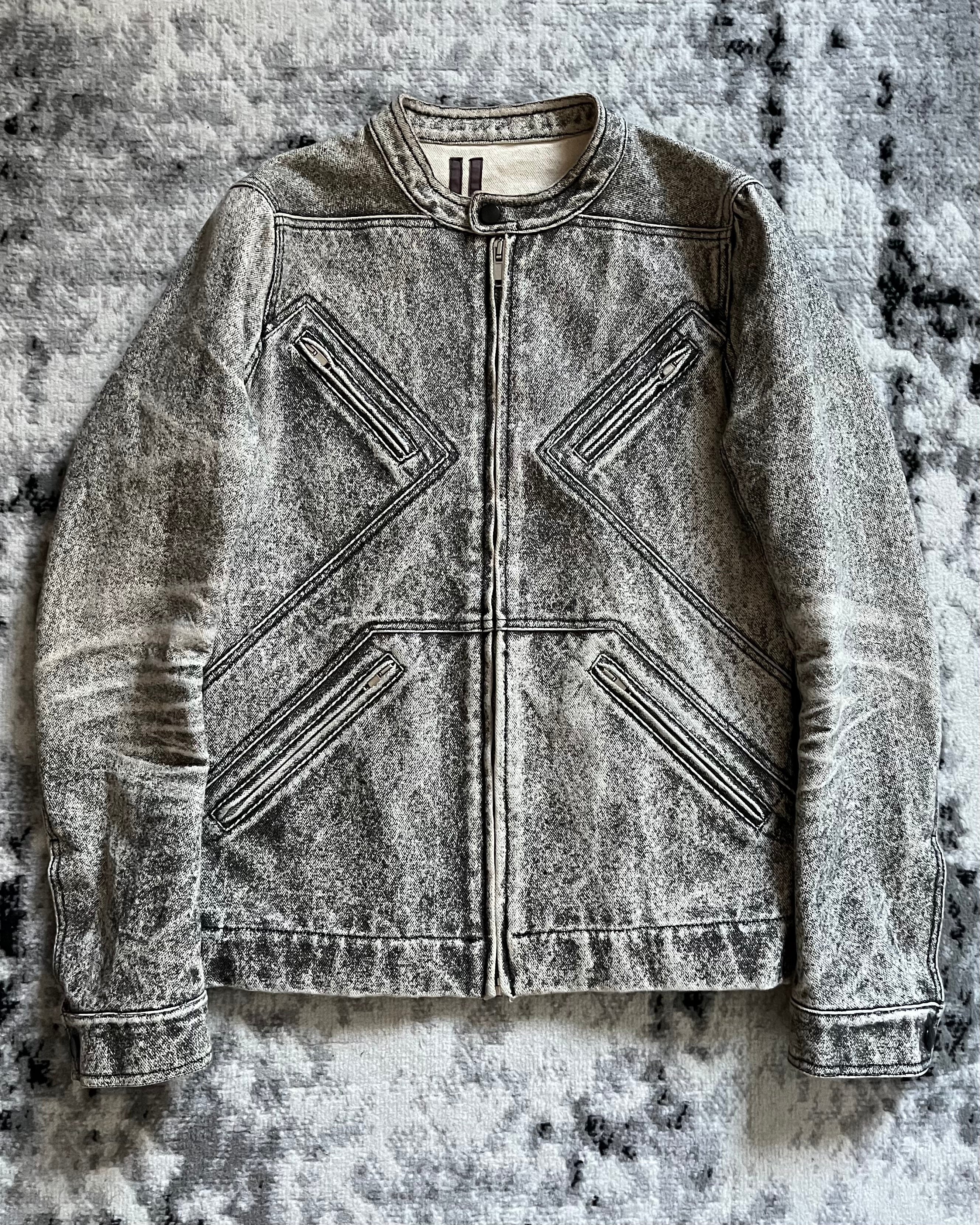 Rick Owens Sculpted Symmetry Eroded Stone Jacket (M)