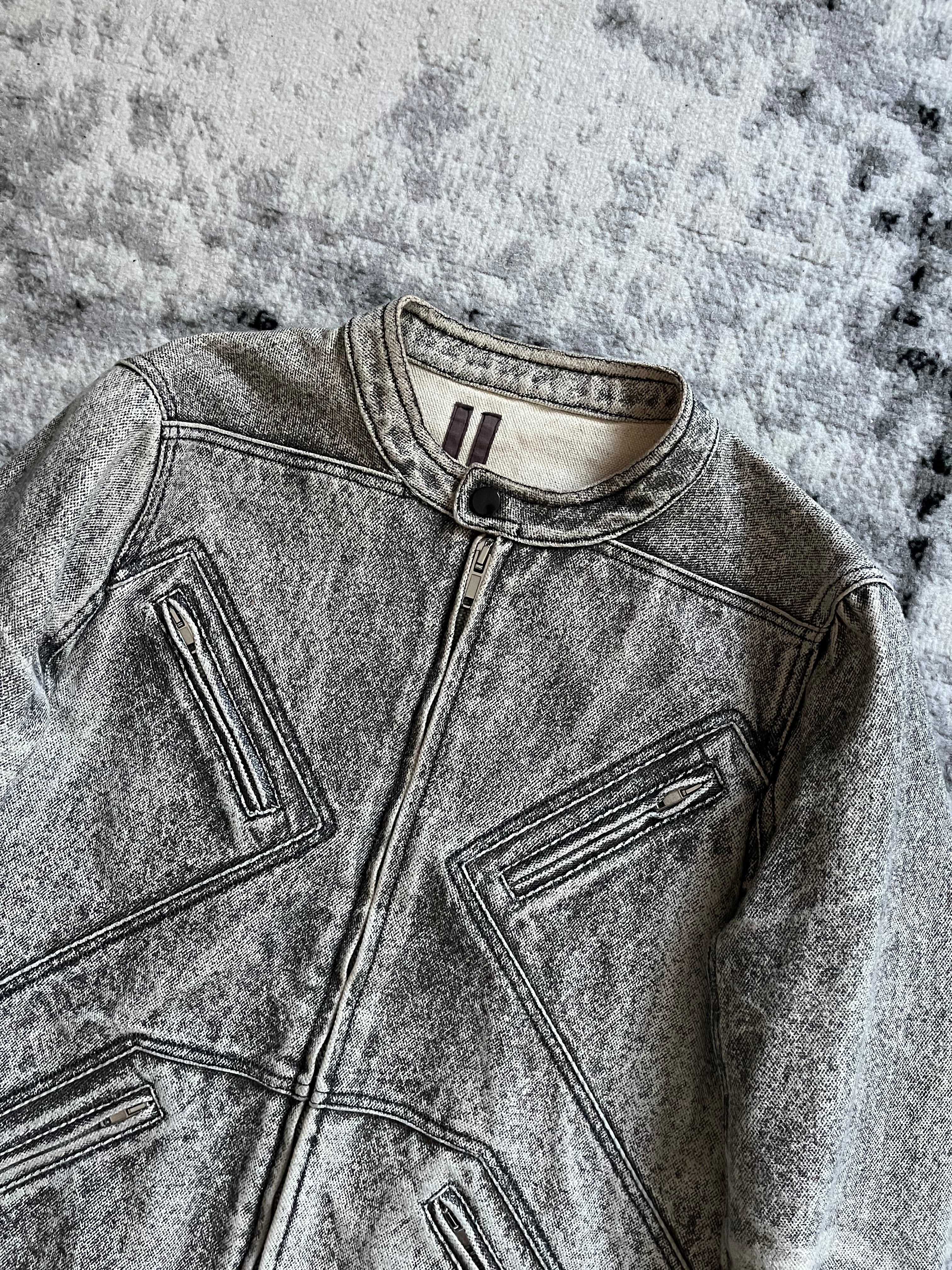 Rick Owens Sculpted Symmetry Eroded Stone Jacket (M)