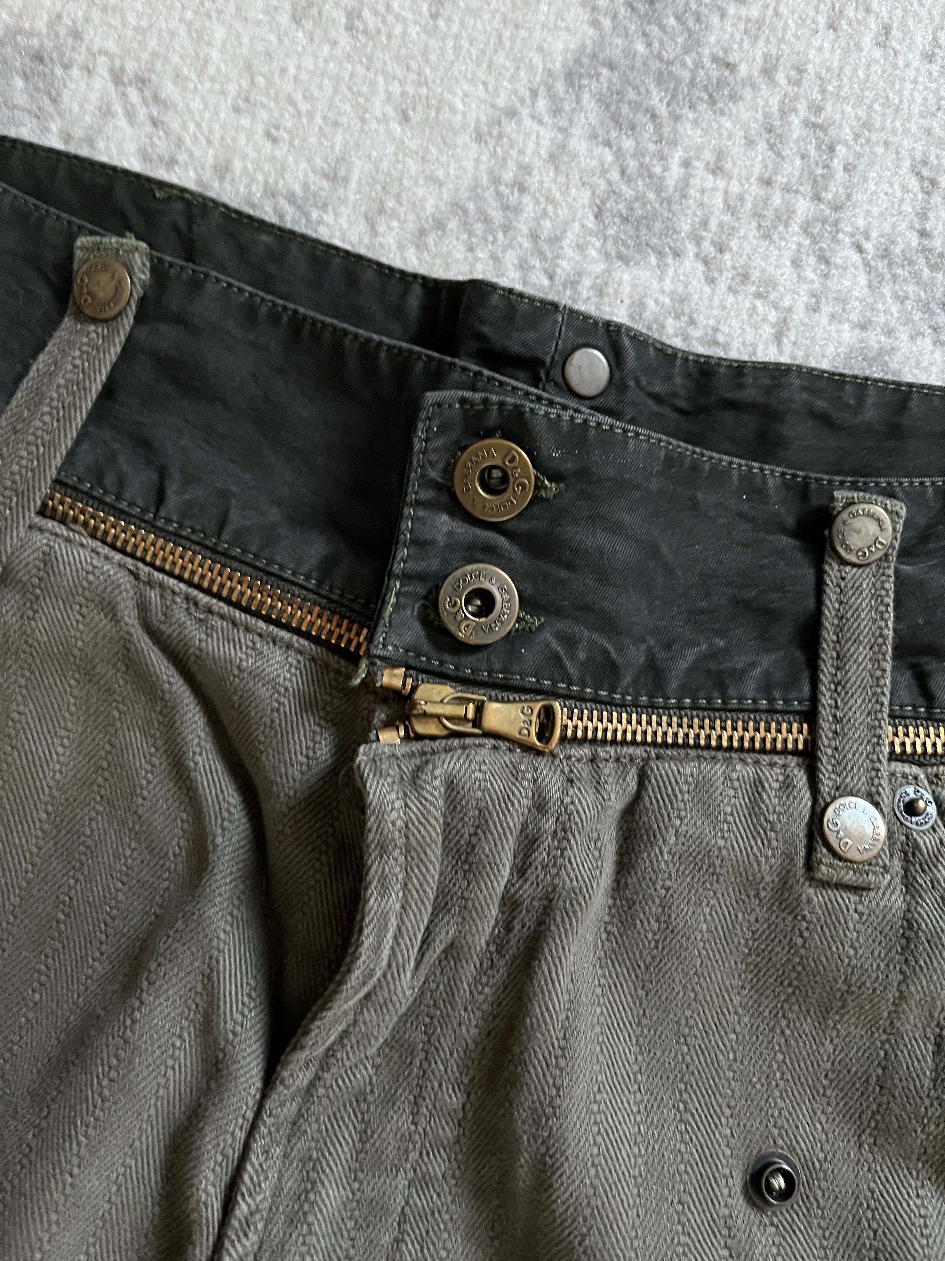 AW2003 Dolce & Gabbana Detachable Belt Pants (L/XL)