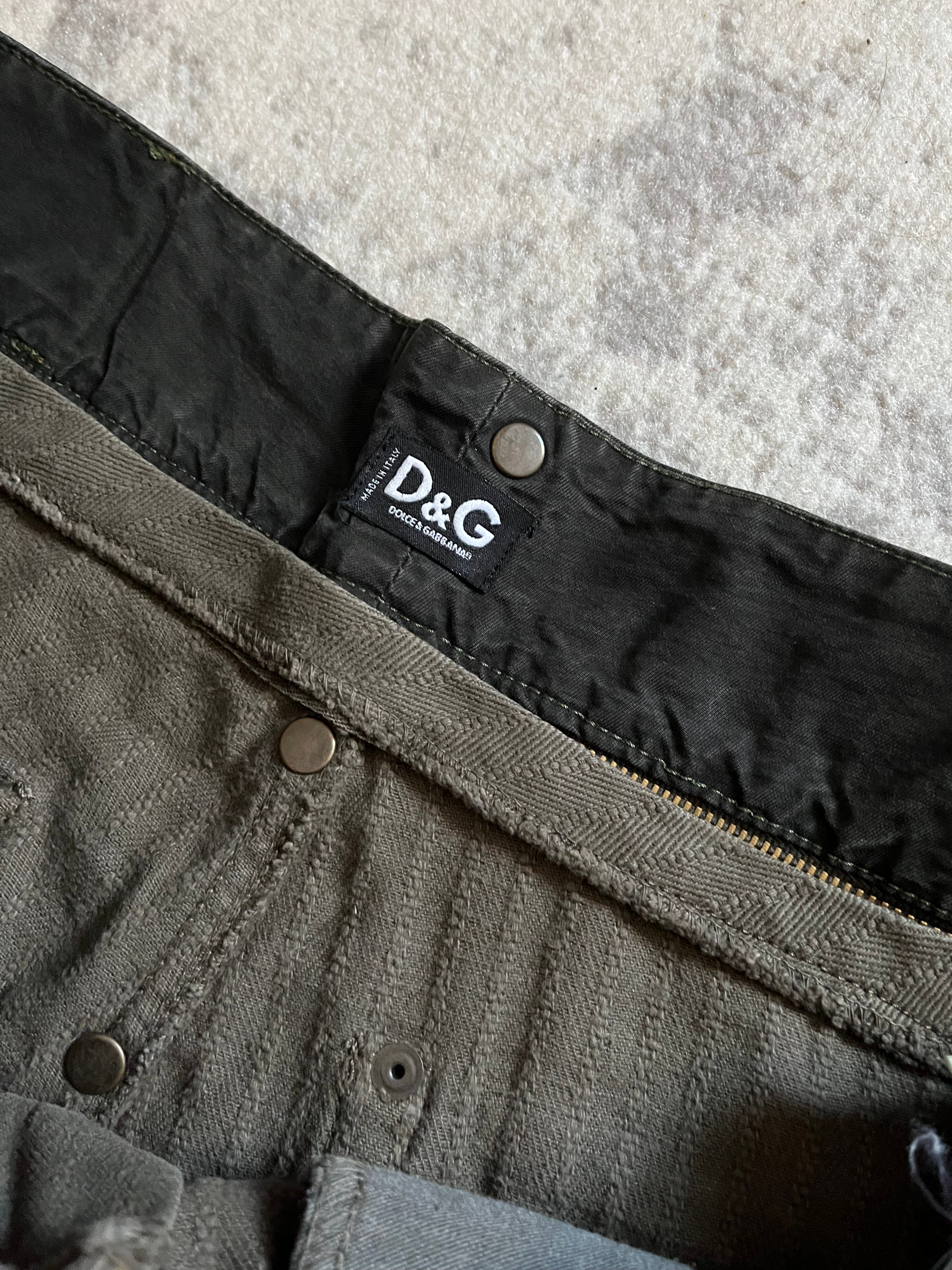 AW2003 Dolce & Gabbana Detachable Belt Pants (L/XL)