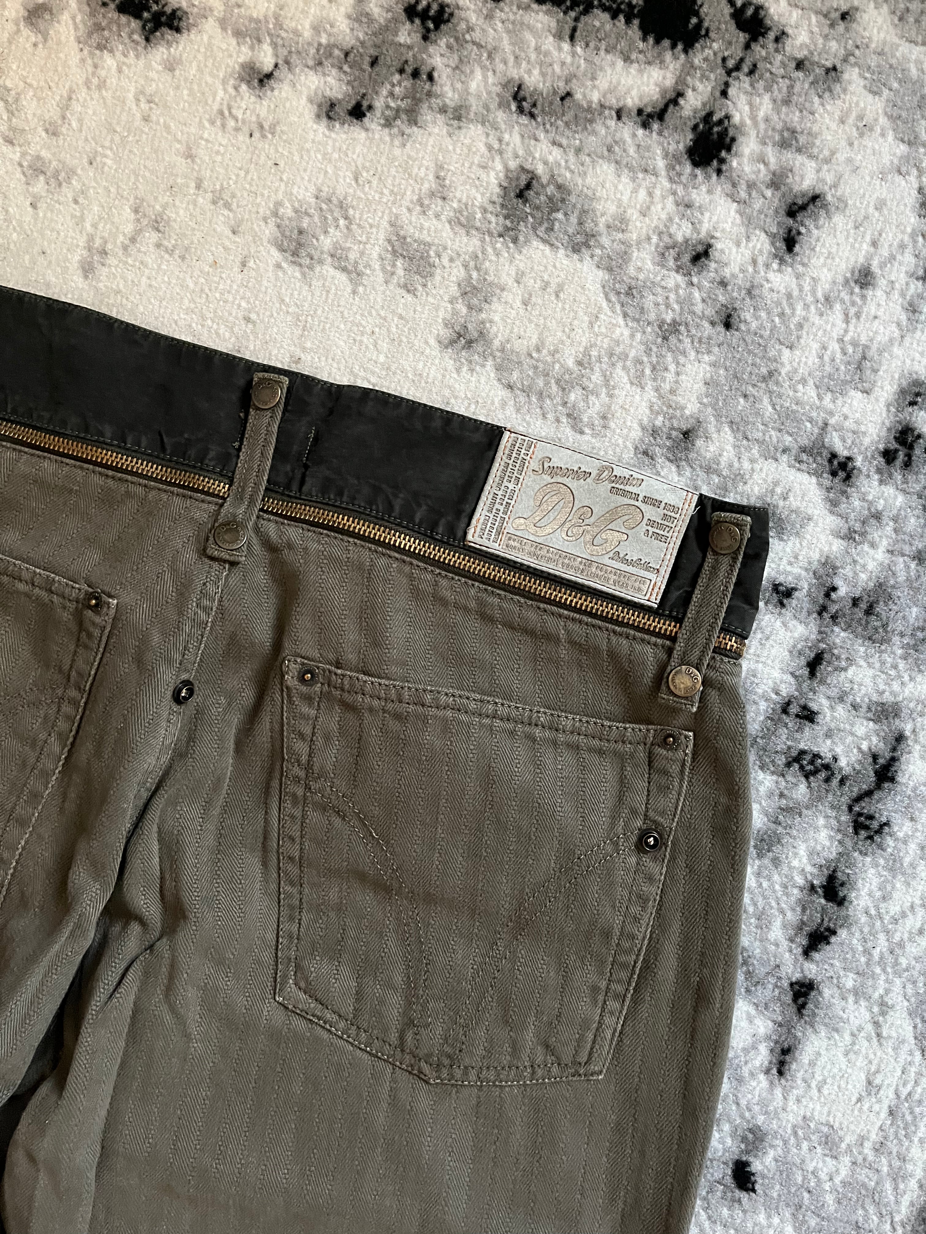 AW2003 Dolce & Gabbana Detachable Belt Pants (L/XL)