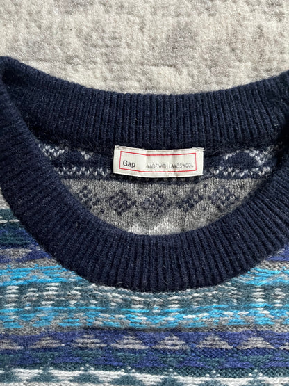 90s Gap Wool Mediteraneen Sweater (M)