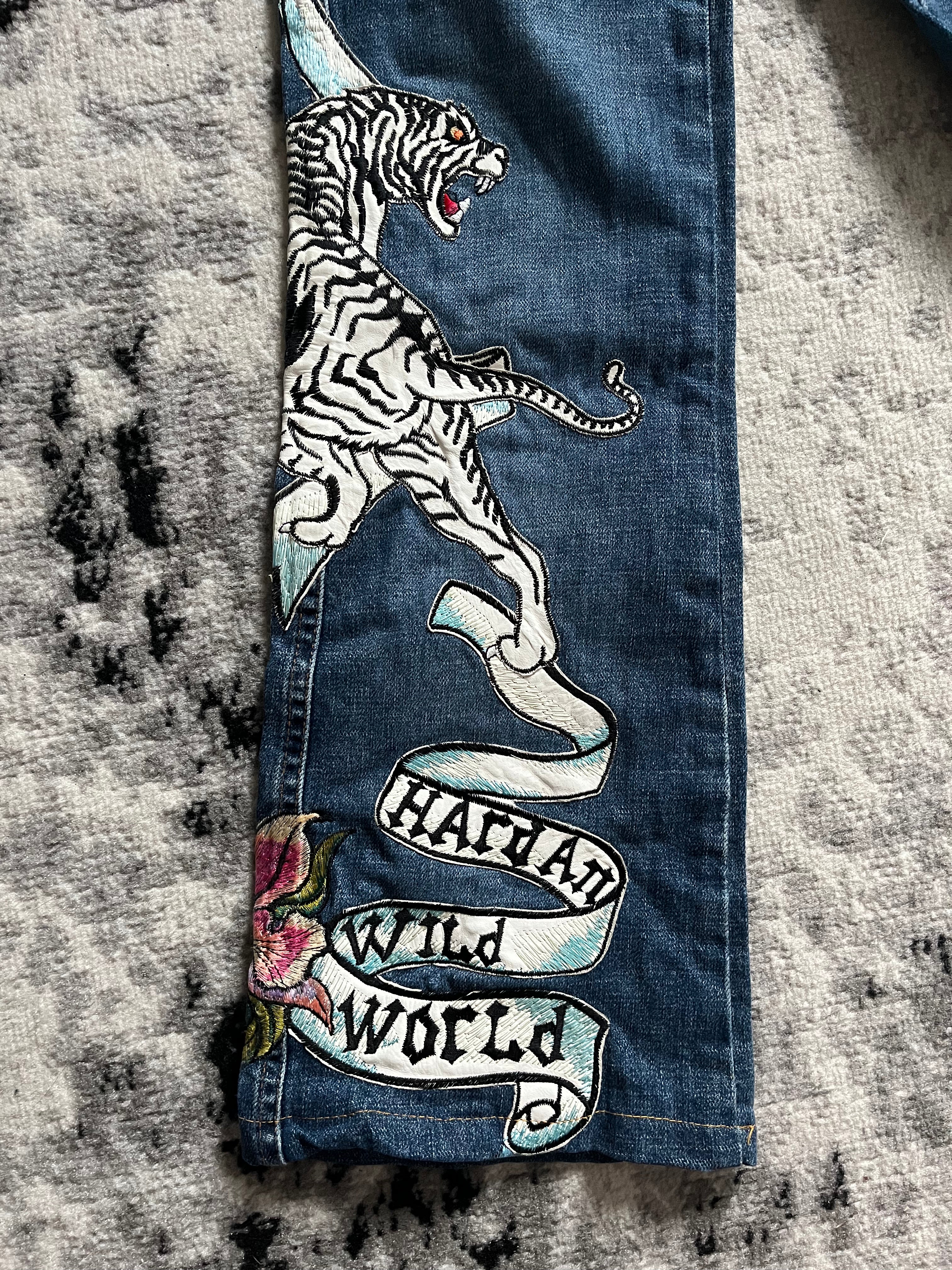 SS2003 ロベルト カヴァリ ワイルド ワールド ジーンズ (XS)