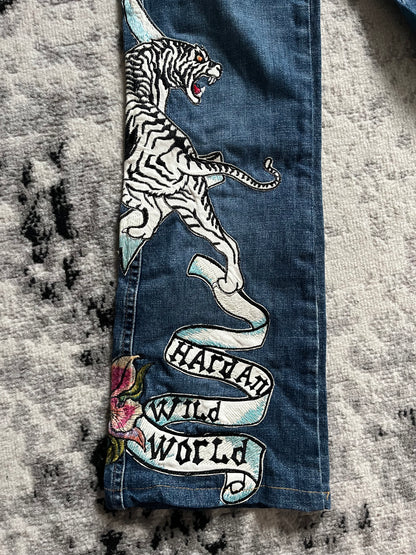 SS2003 Roberto Cavalli Wild World Jeans (XS)