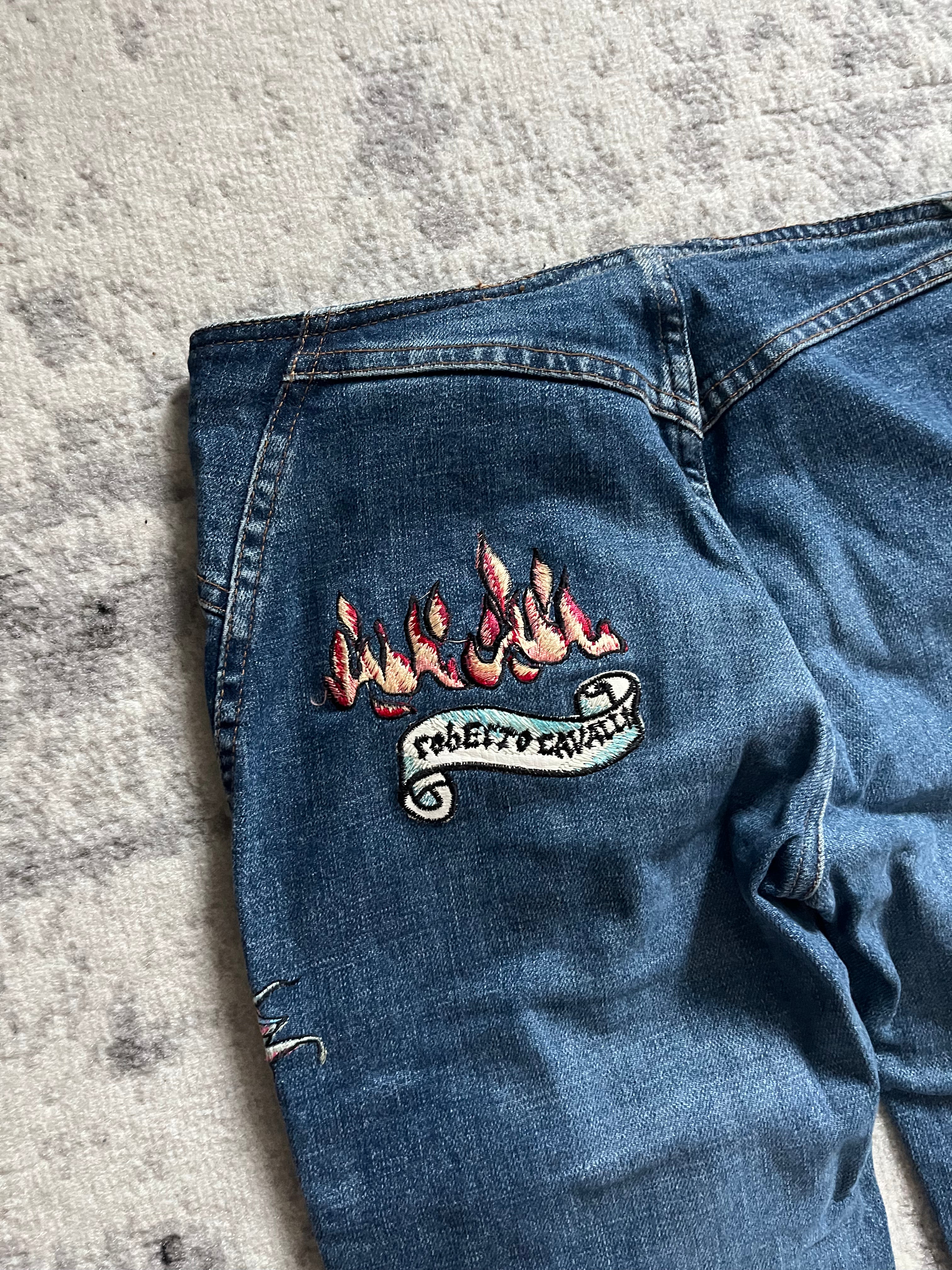 SS2003 ロベルト カヴァリ ワイルド ワールド ジーンズ (XS)