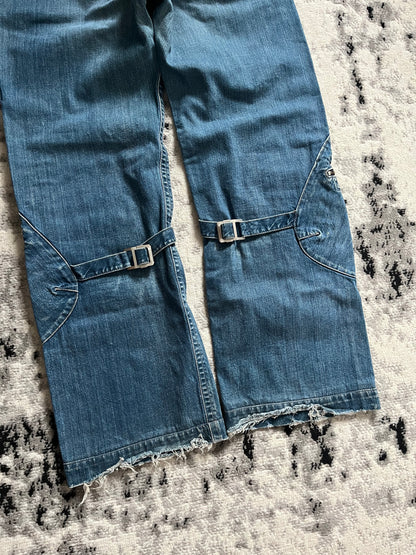 00s Armani Bondage Cargo Jeans (L)
