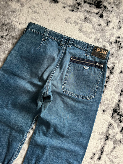 00s Armani Bondage Cargo Jeans (L)