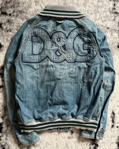 SS2005 Dolce & Gabbana Logo Denim Jacket (S)