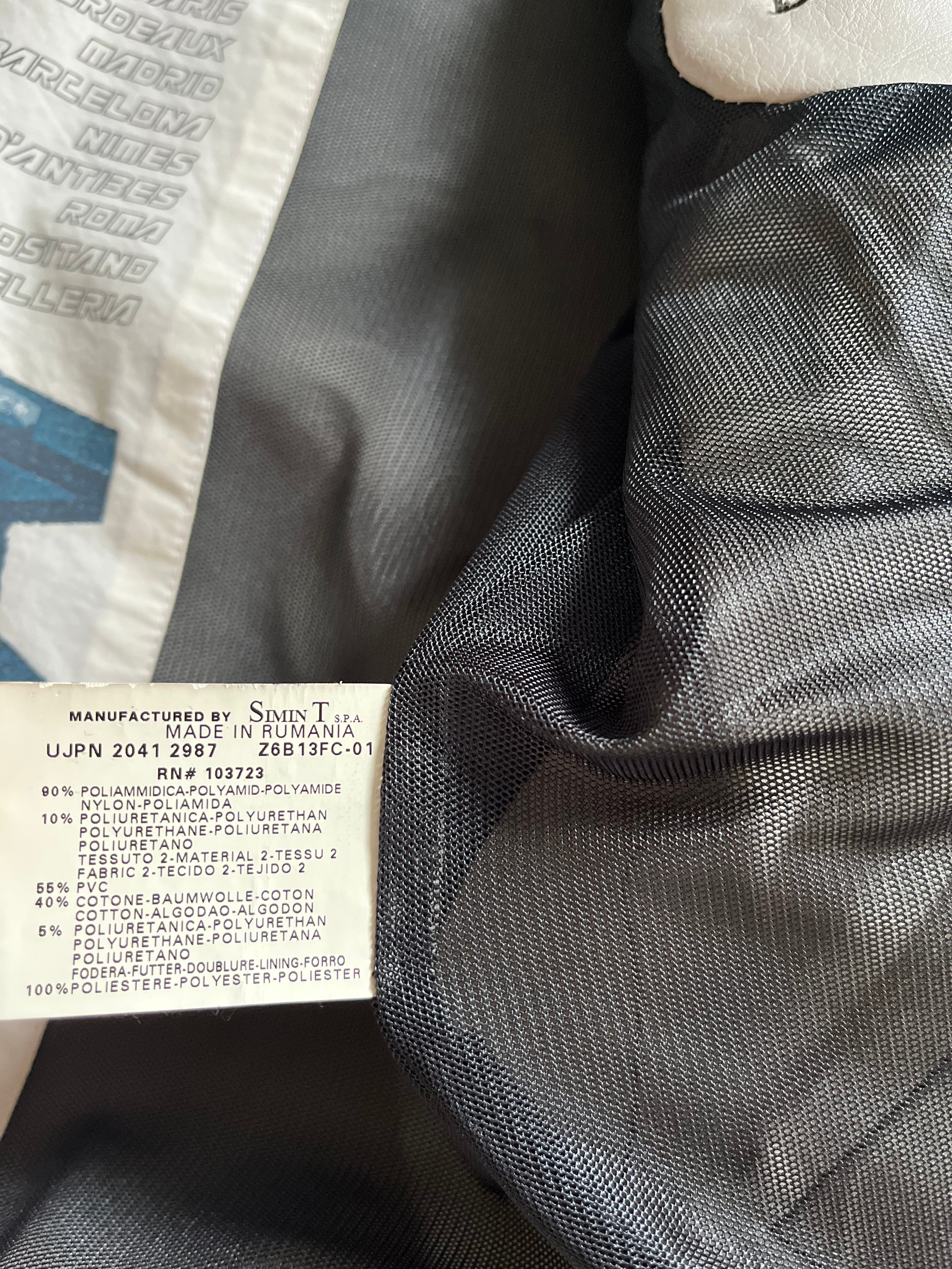 90年代 アルマーニ ヨーロピアン ライド バイカー レザー ジャケット (M)