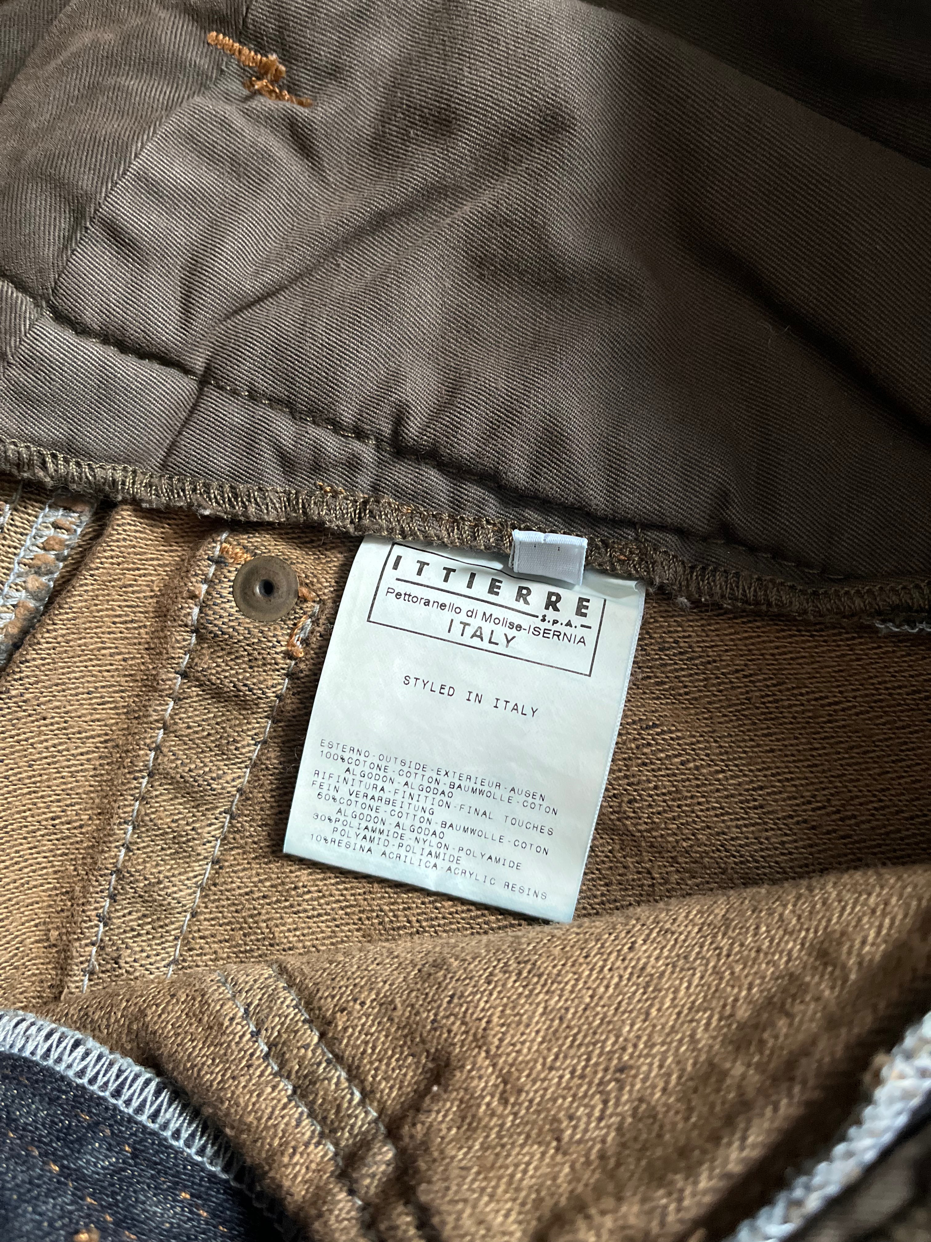 AW2003 Dolce & Gabbana Waisted Masterpiece Faded Denim Cargo (M/L)