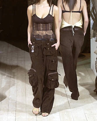 2002 秋冬 Dolce &amp; Gabbana 皇家工装裤 (M)