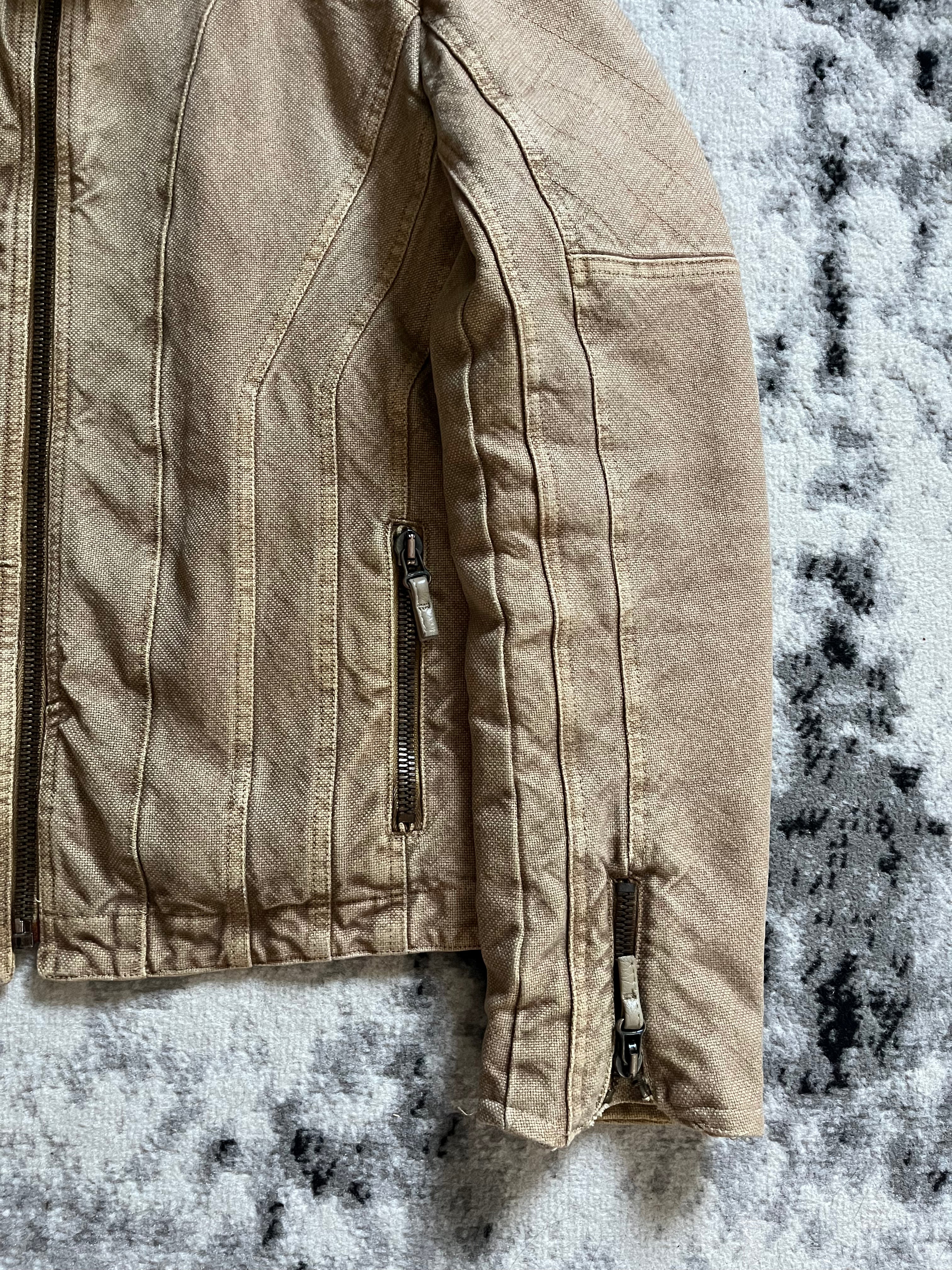 2004年秋冬シーズン カヴァリ アストロバイカーデニムジャケット(M)