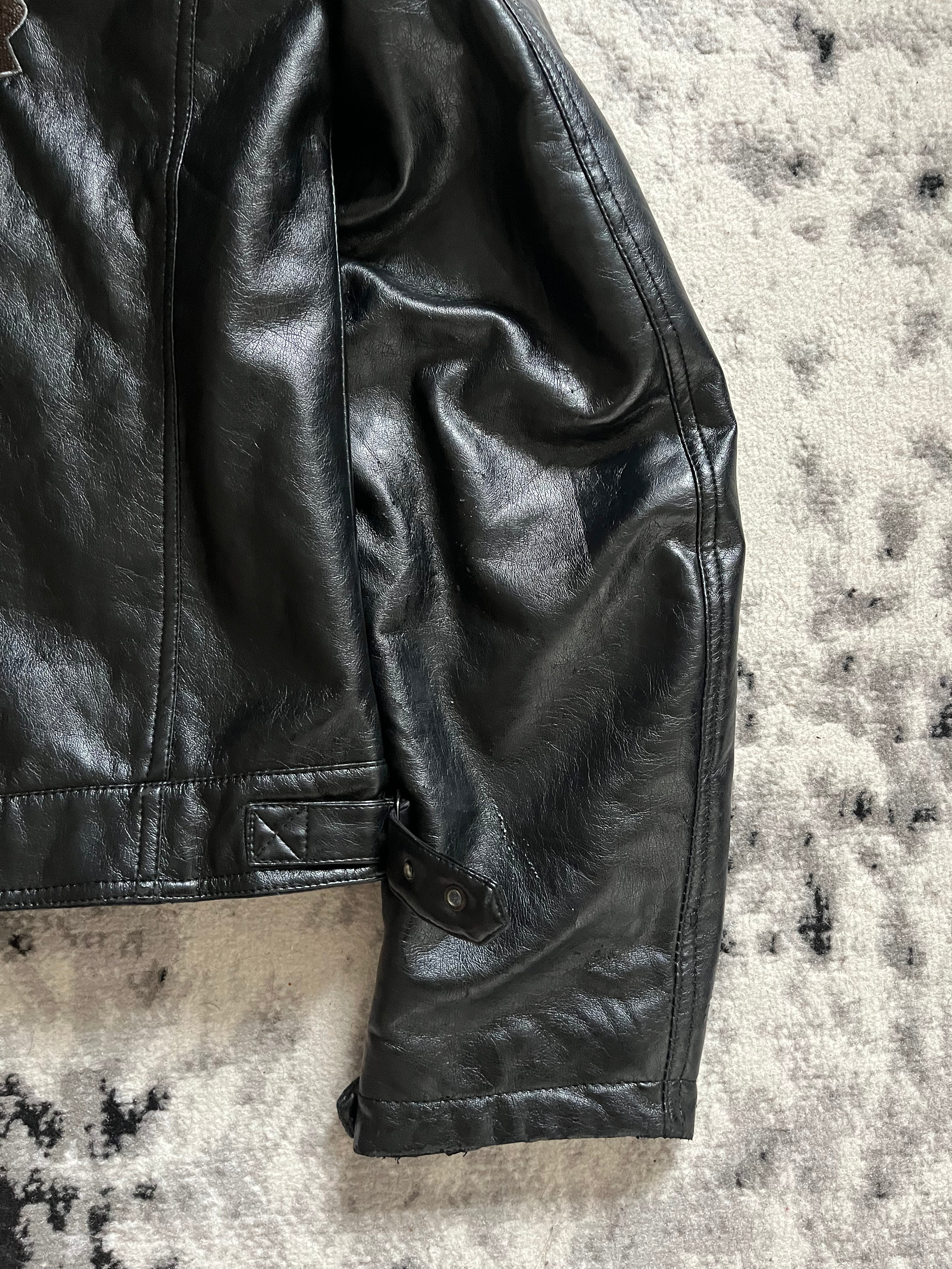 Stegol Mortor Biker Leather Jacket (L/XL)