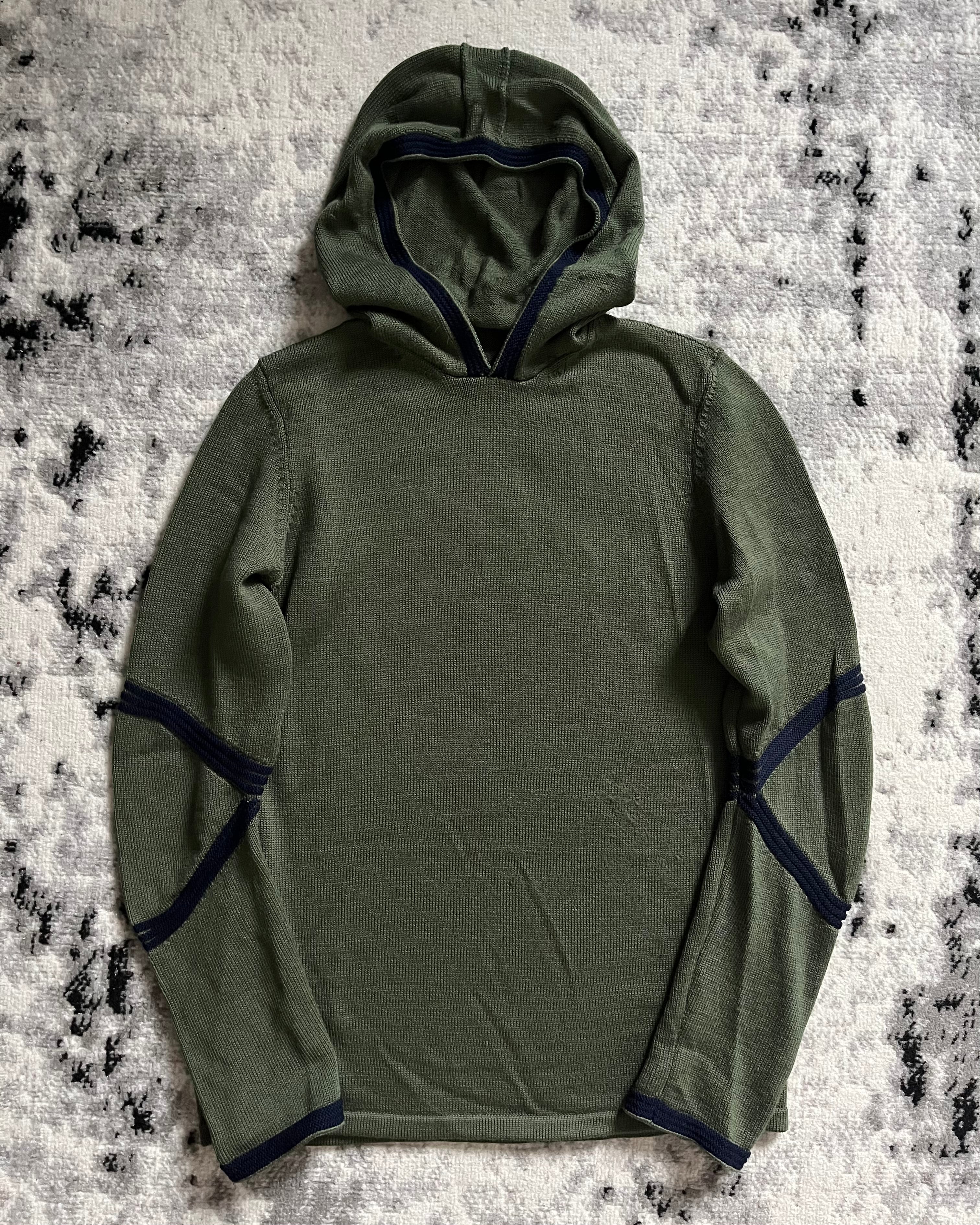 90s Armani Smooth Olive Hoodie (M/L)