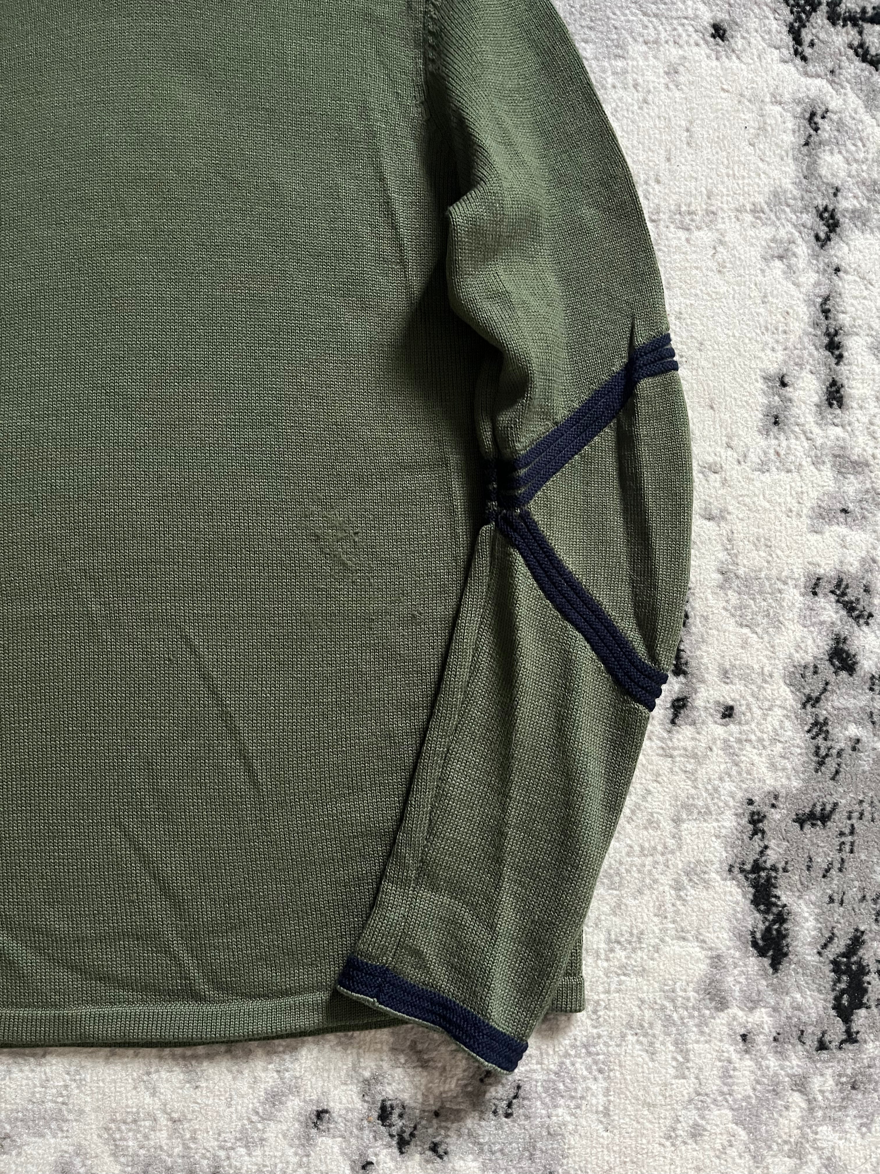 90s Armani Smooth Olive Hoodie (M/L)