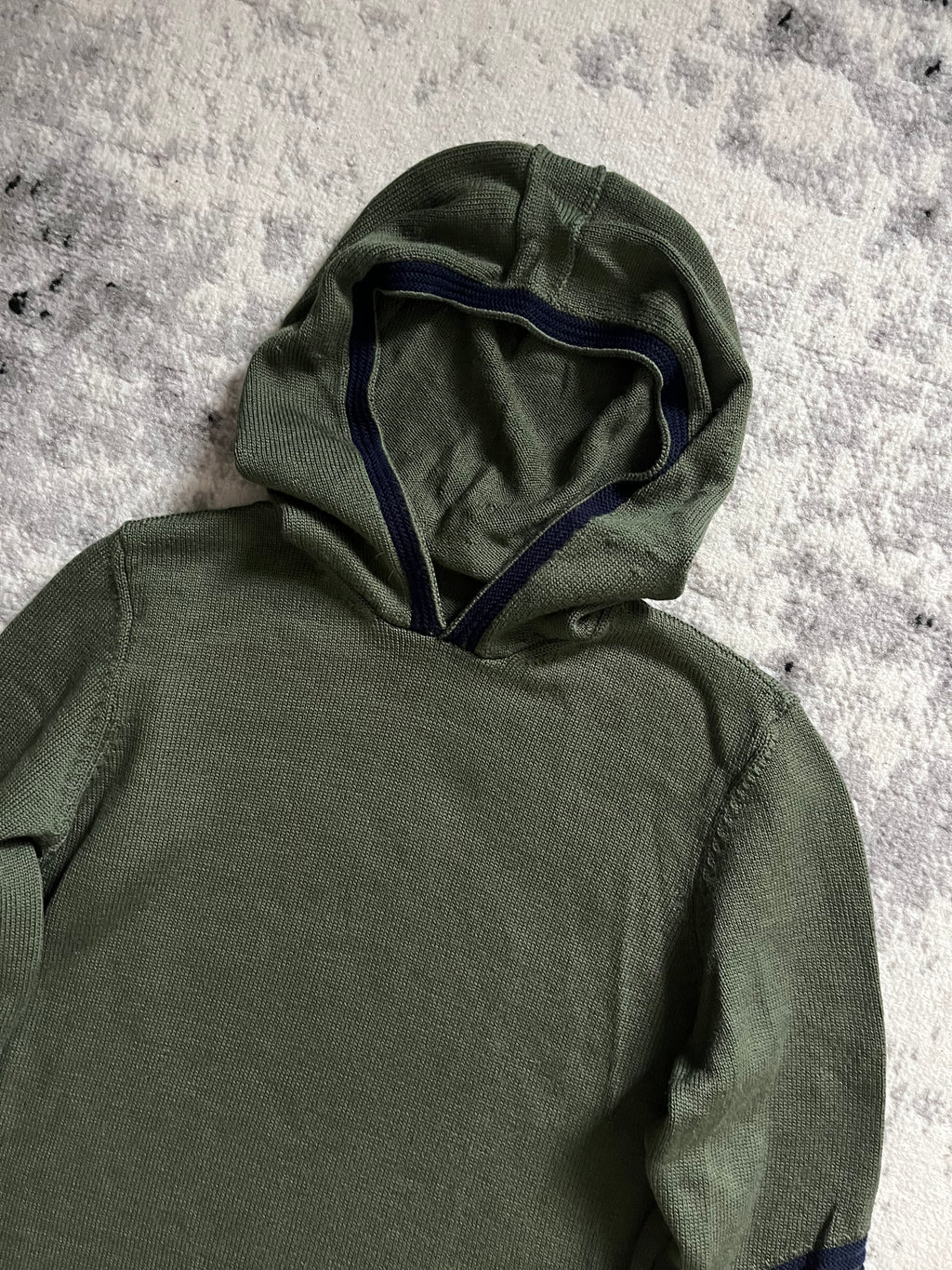 90s Armani Smooth Olive Hoodie (M/L)