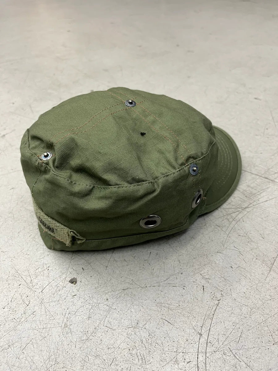 SS2006 Dolce & Gabbana Olive Military Logo Hat rMwmgIj 5