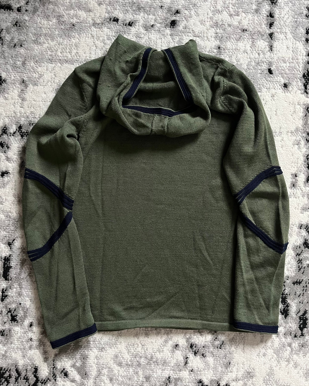 90s Armani Smooth Olive Hoodie (M/L)