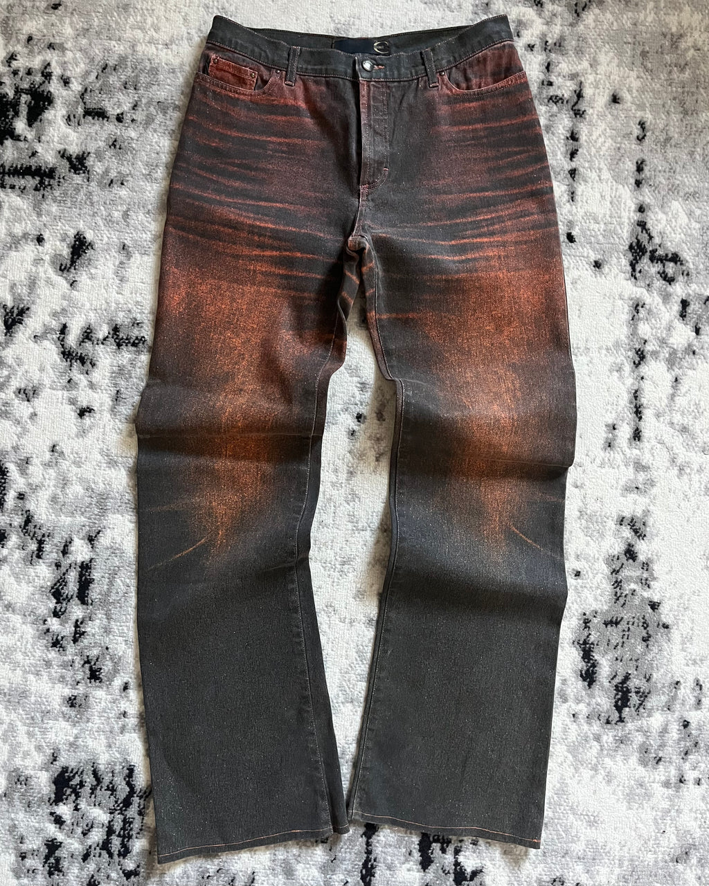 00s Cavalli フェードヒステリックデニムパンツ(M)