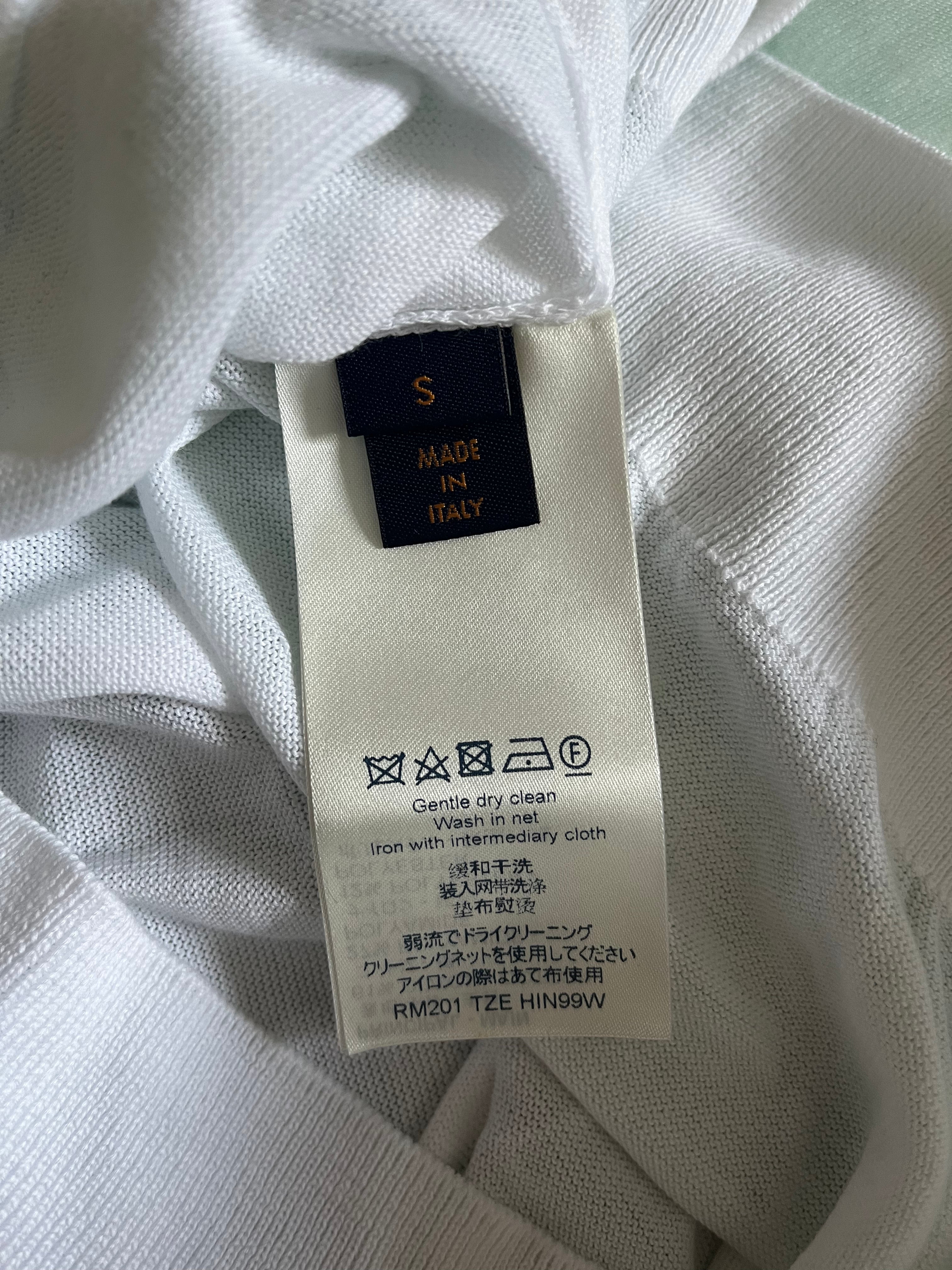 Louis Vuitton Sheer Layered Pastel Green Crewneck (S/M)