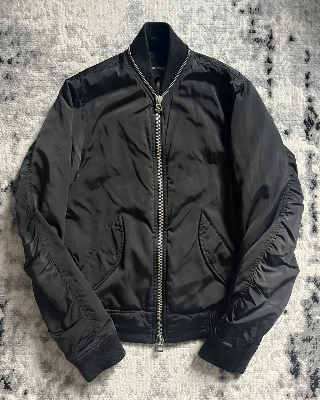 Emporio Armani Black Shadow Full Zip Bomber (M)