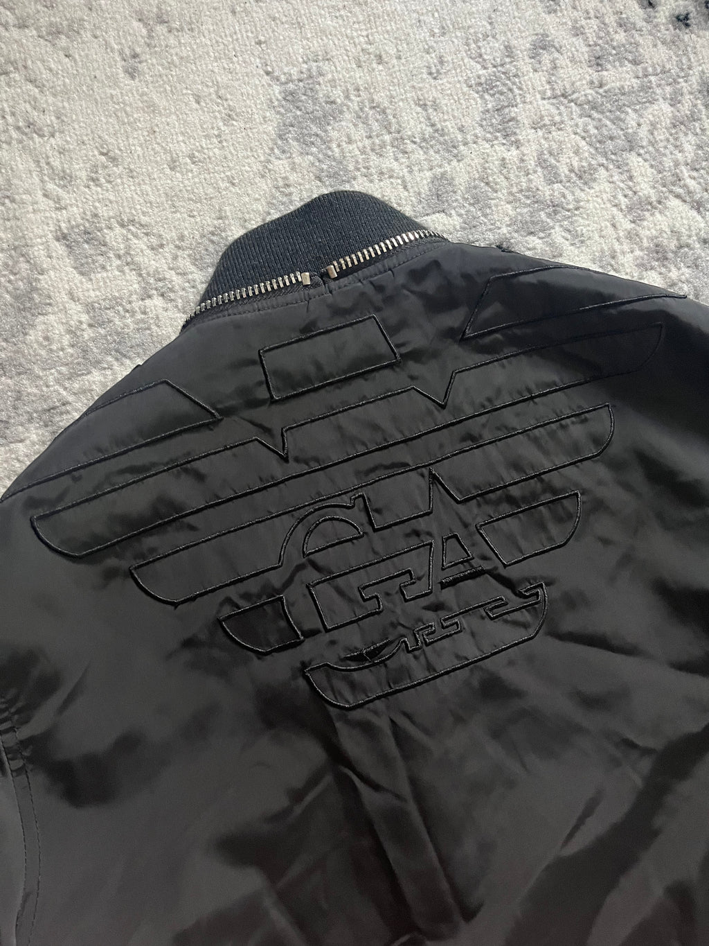 Emporio Armani Black Shadow Full Zip Bomber (M)