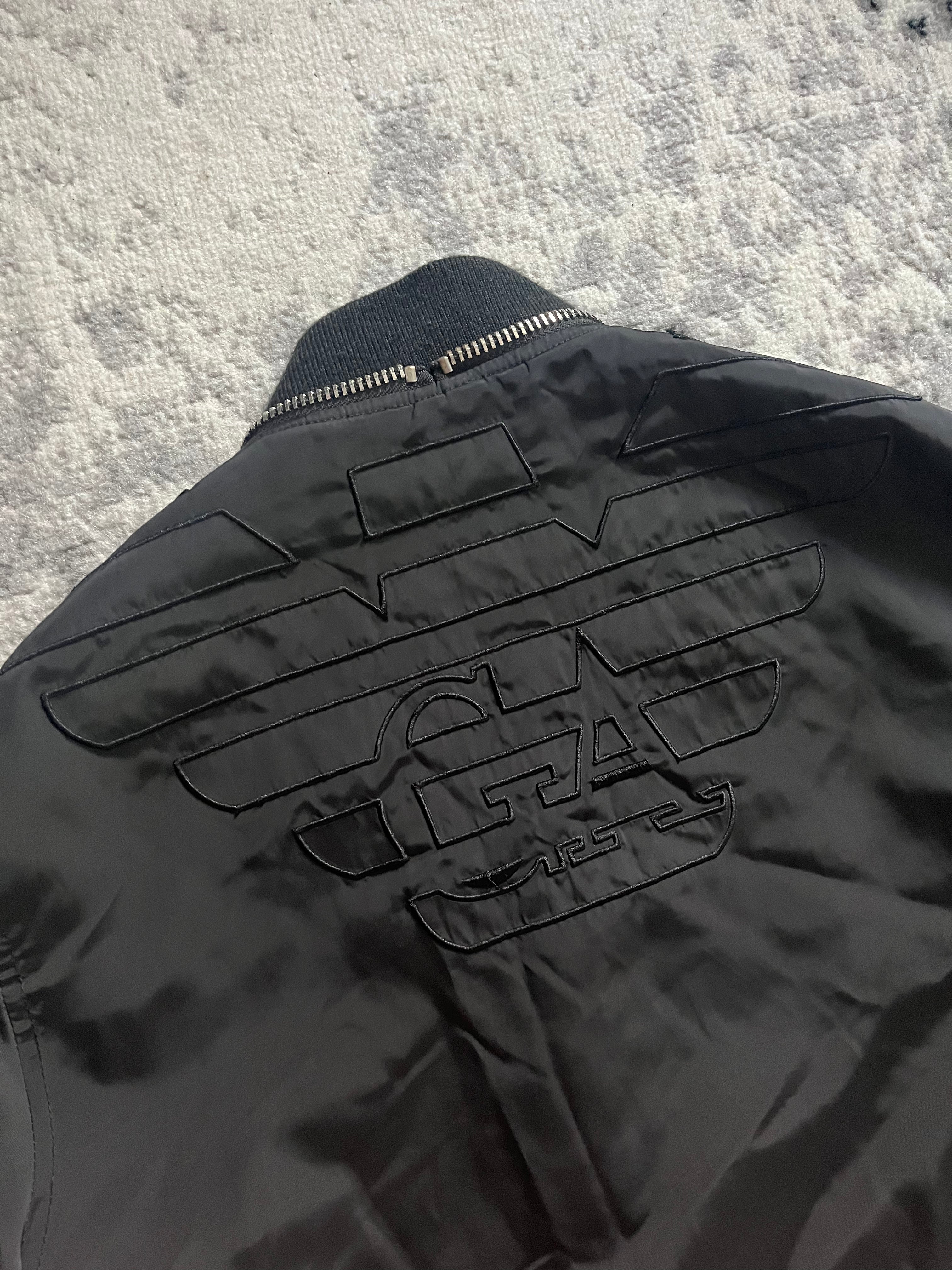 Emporio Armani Black Shadow Full Zip Bomber (M)