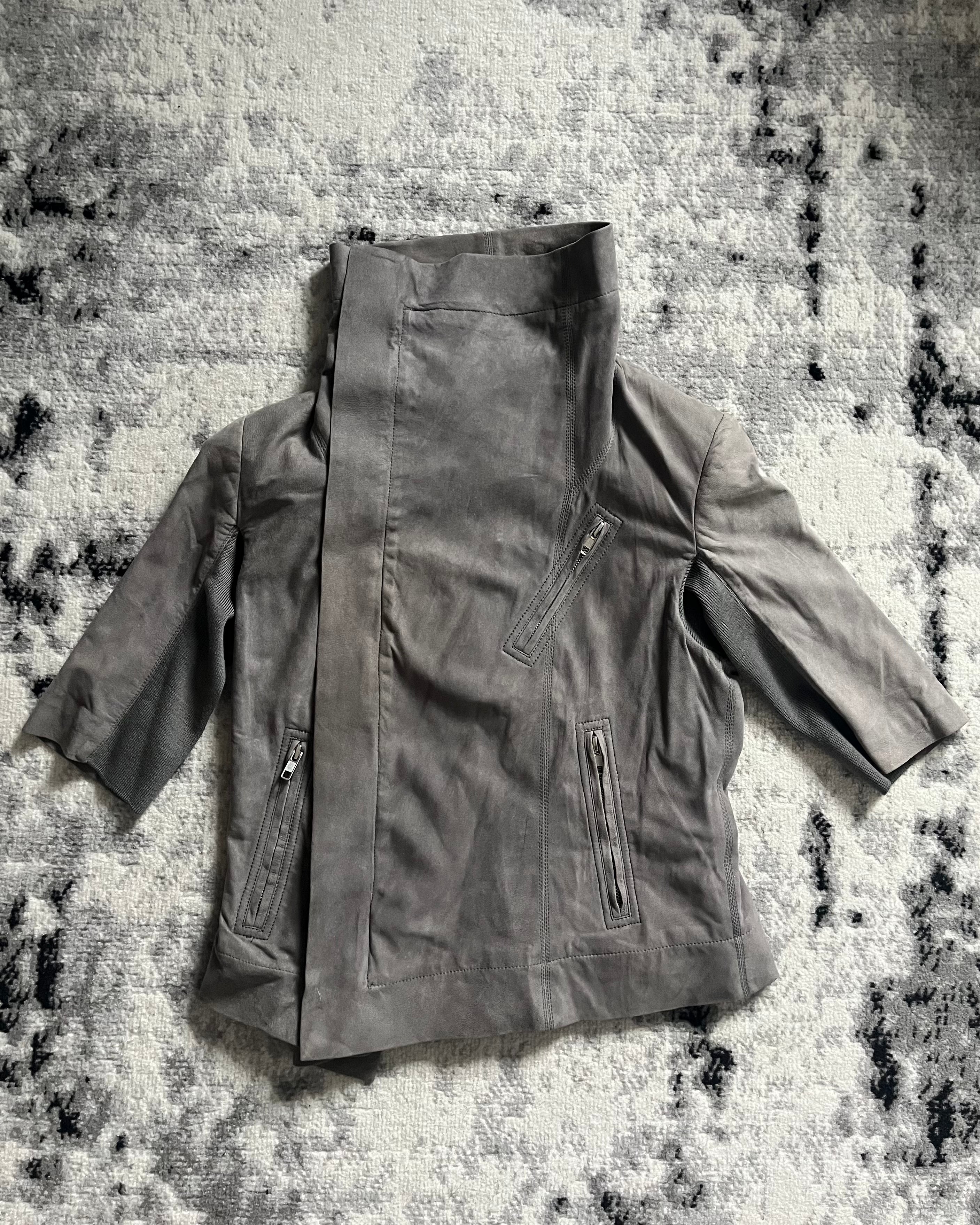 FW2015 Rick Owens Brut Structured Short Sleeves Jacket (XS)