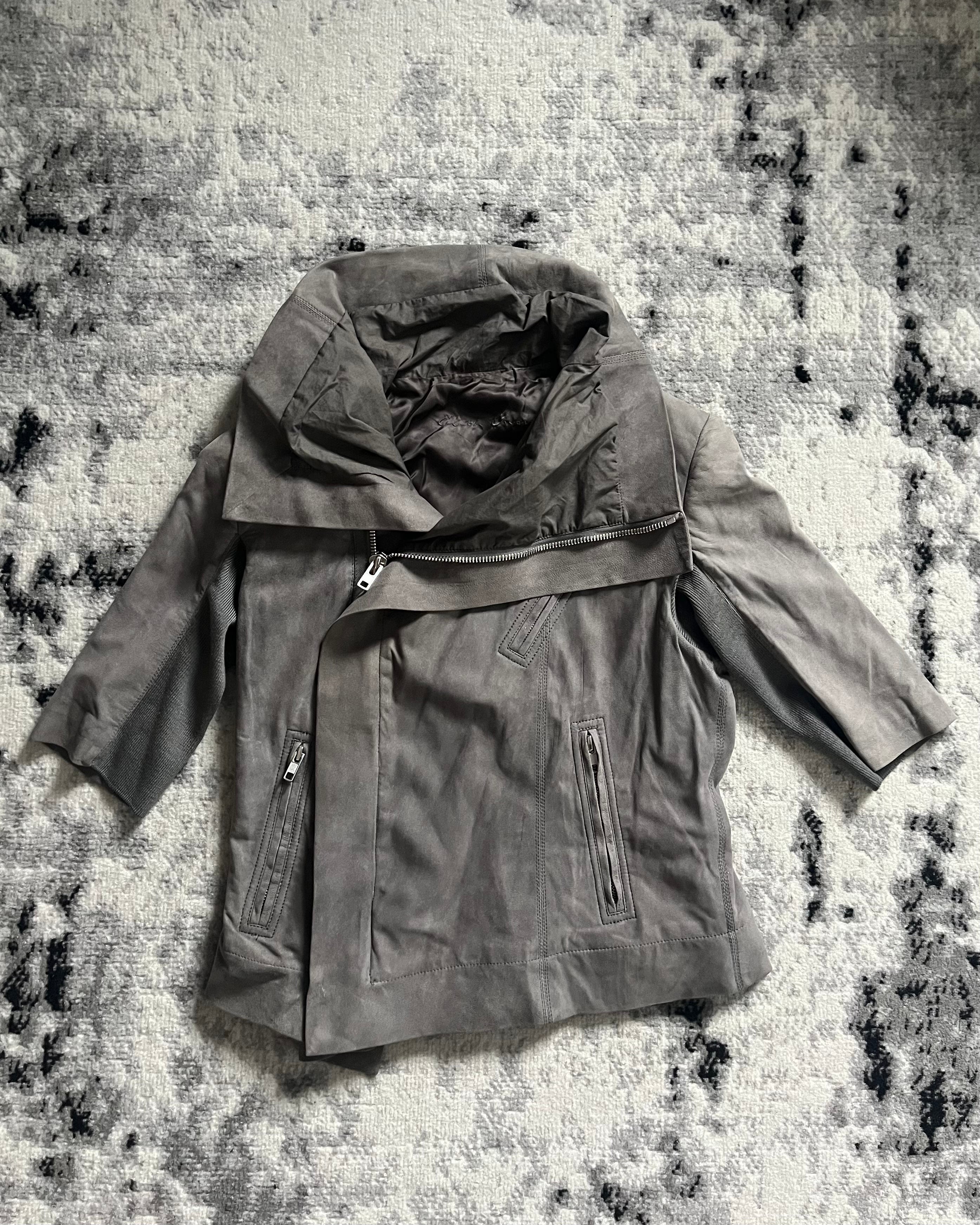 FW2015 Rick Owens Brut Structured Short Sleeves Jacket (XS)