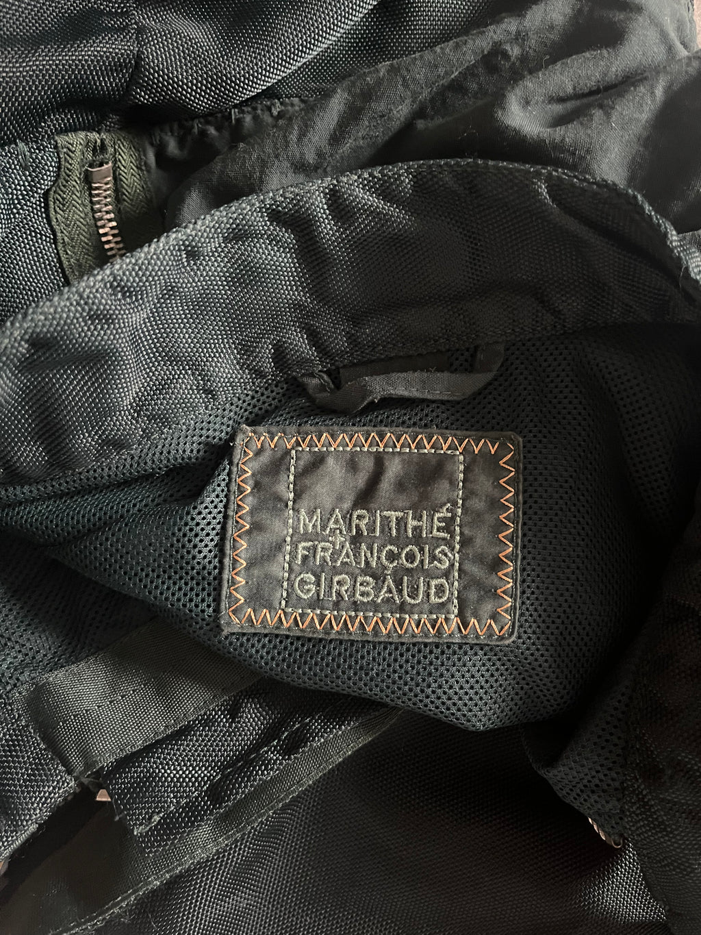 Marithe + François Girbaud Ultimate Zippers Deep Green Jacket