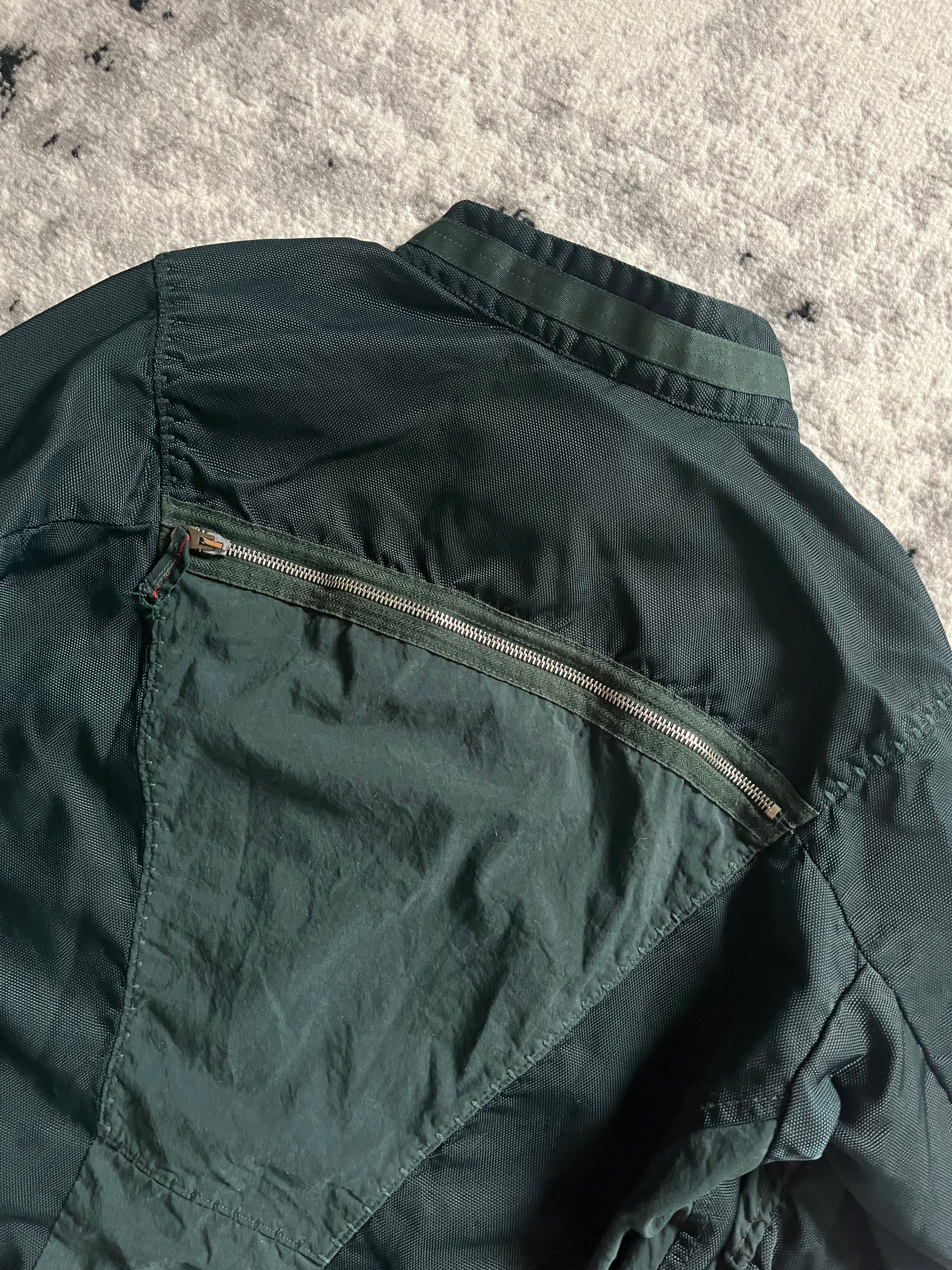 Marithe + François Girbaud Ultimate Zippers Deep Green Jacket