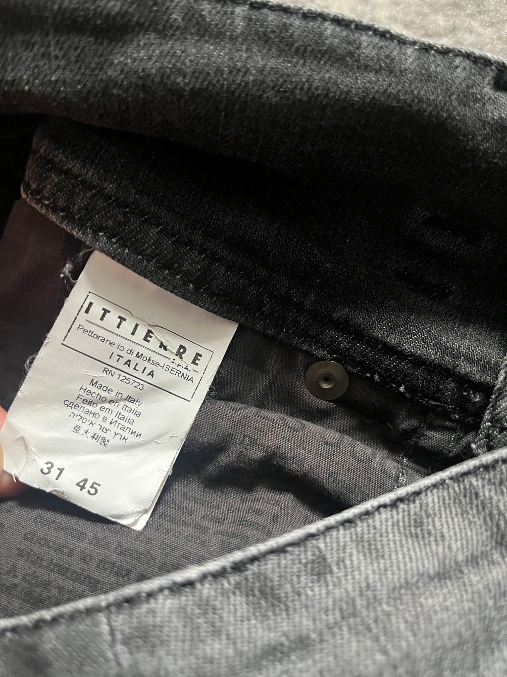 Galliano Double Waist Belted Modern Jeans