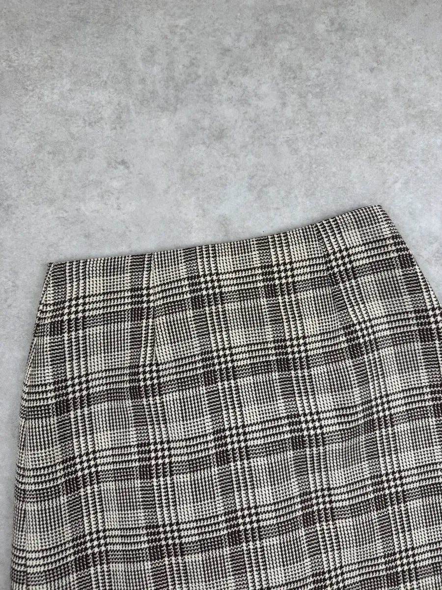 Prada Grey Wool Contrast Panel Skirt gnYBRkj 10