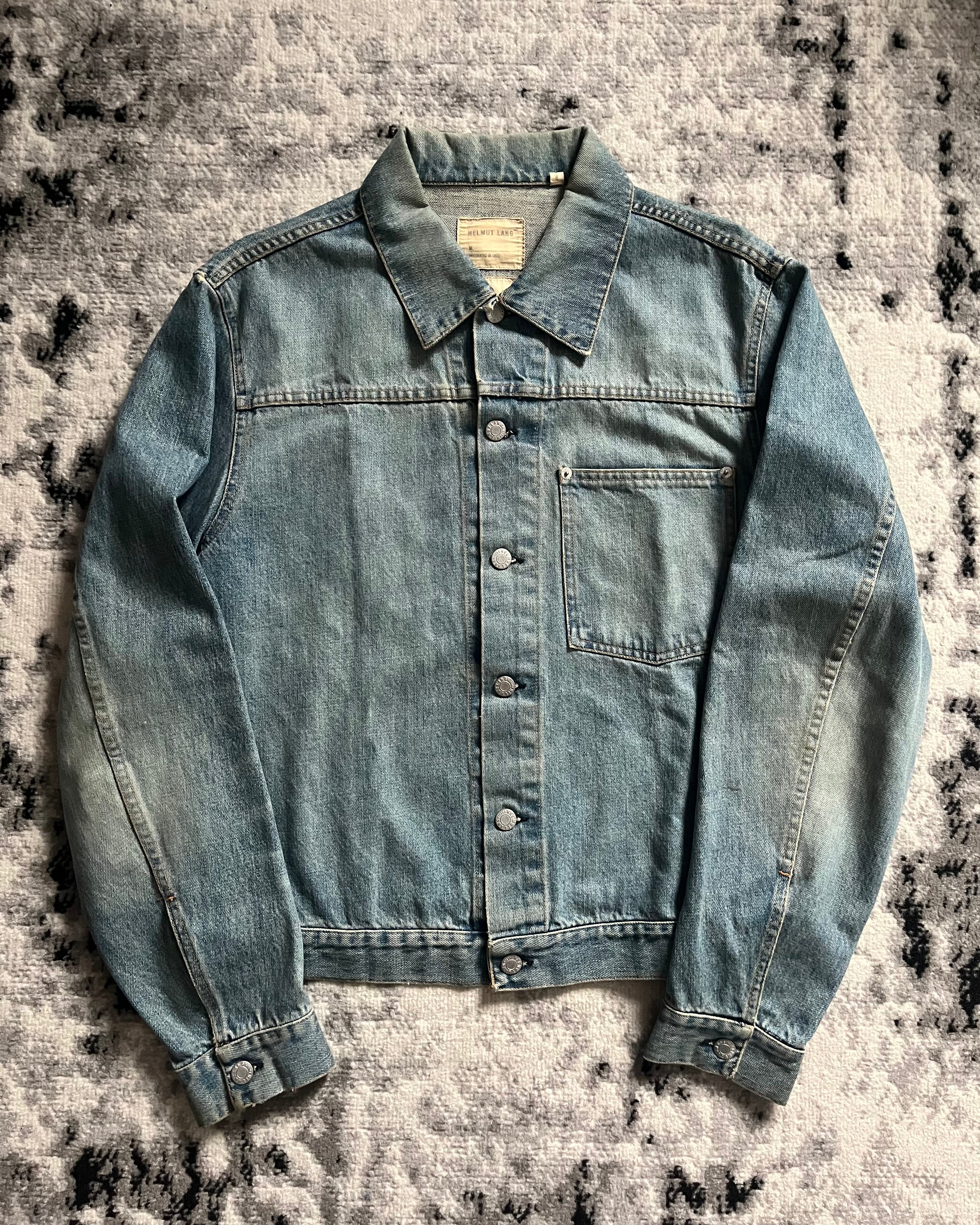 1999 AW ヘルムート ラング フェードデニムジャケット (M)