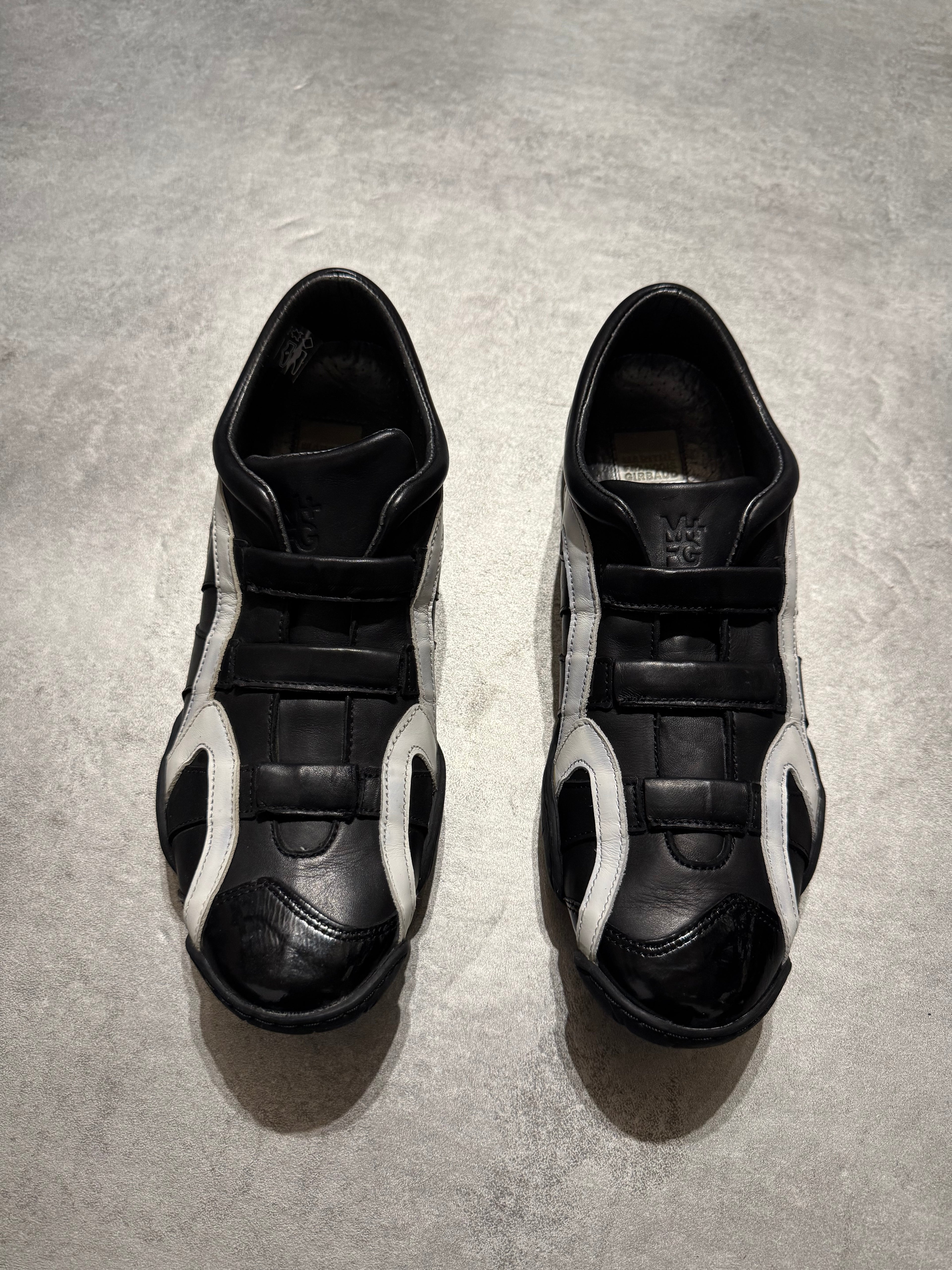 Marithé + François Girbaud Oreo Moto Leather Sneakers (41)