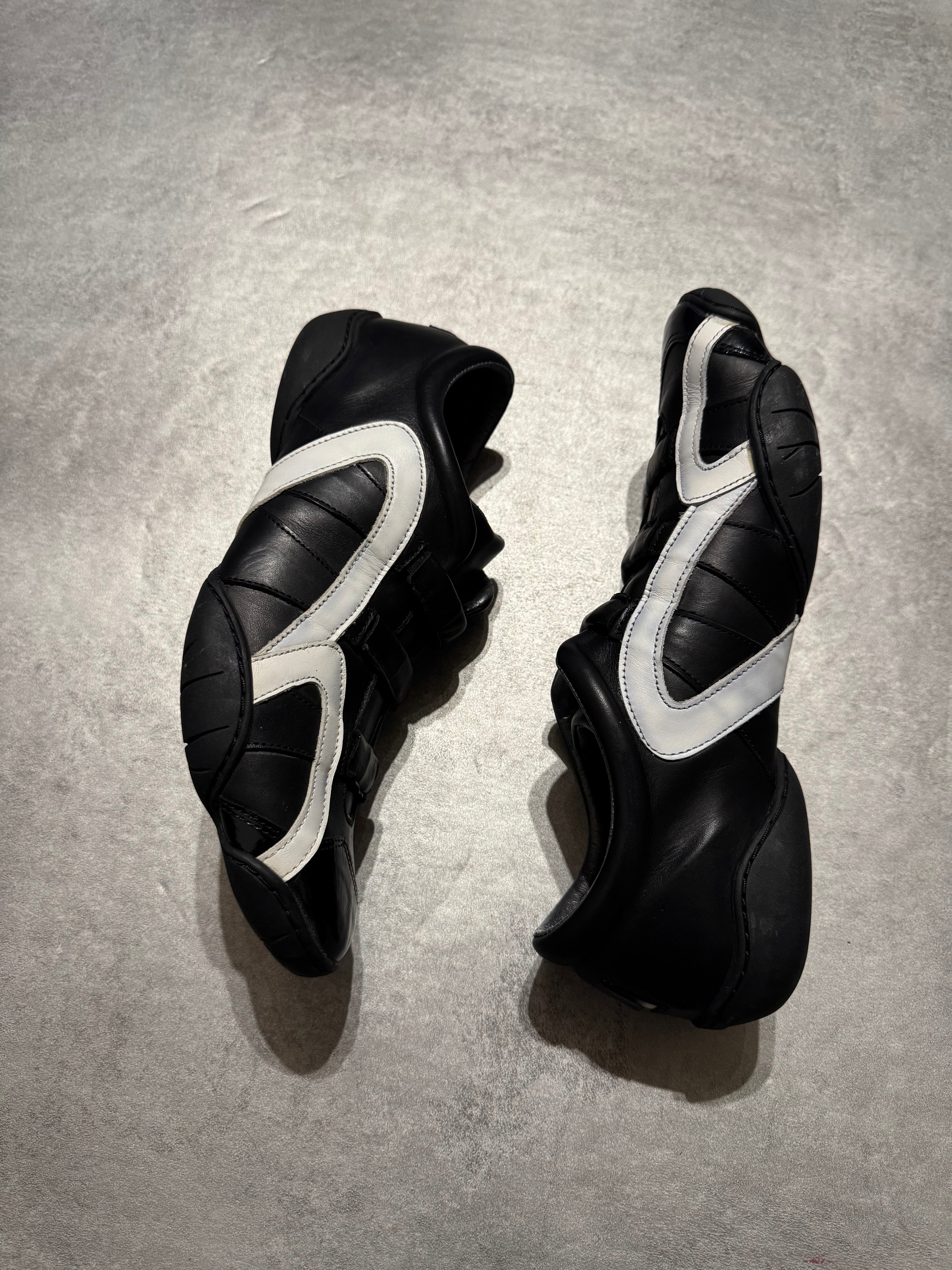 Marithé + François Girbaud Oreo Moto Leather Sneakers (41)