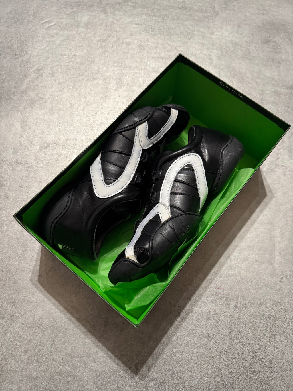 Marithé + François Girbaud Oreo Moto Leather Sneakers (37)