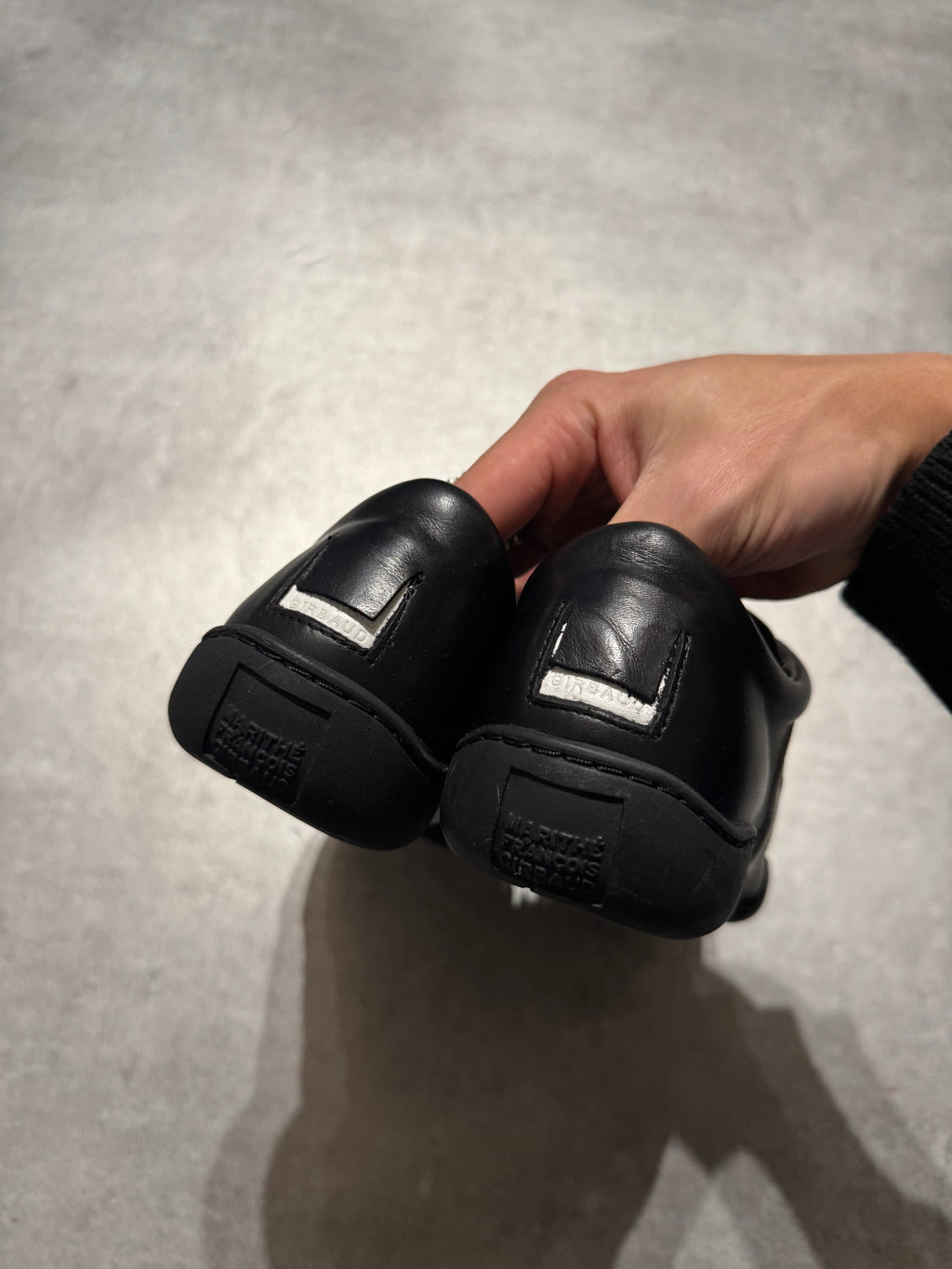 Marithé + François Girbaud Oreo Moto Leather Sneakers (37)