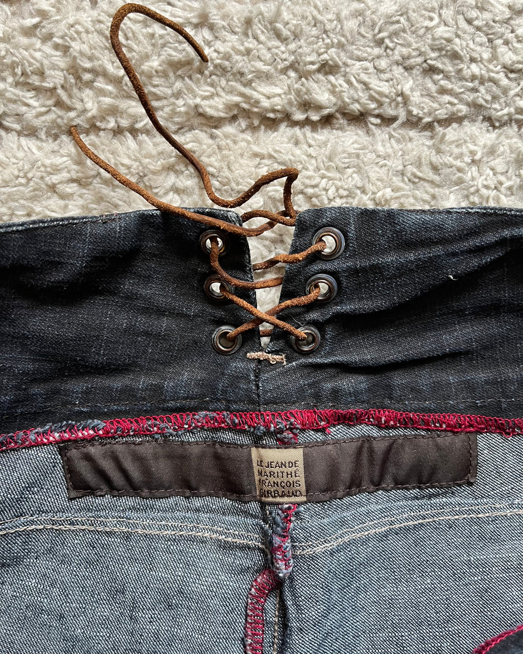 00s Marithe François Girbaud タイムレス ウェーブ フレア ジーンズ (M/L)