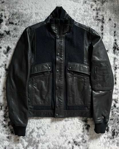 AW1996 Dolce & Gabbana Alpha Leather Jacket (M)