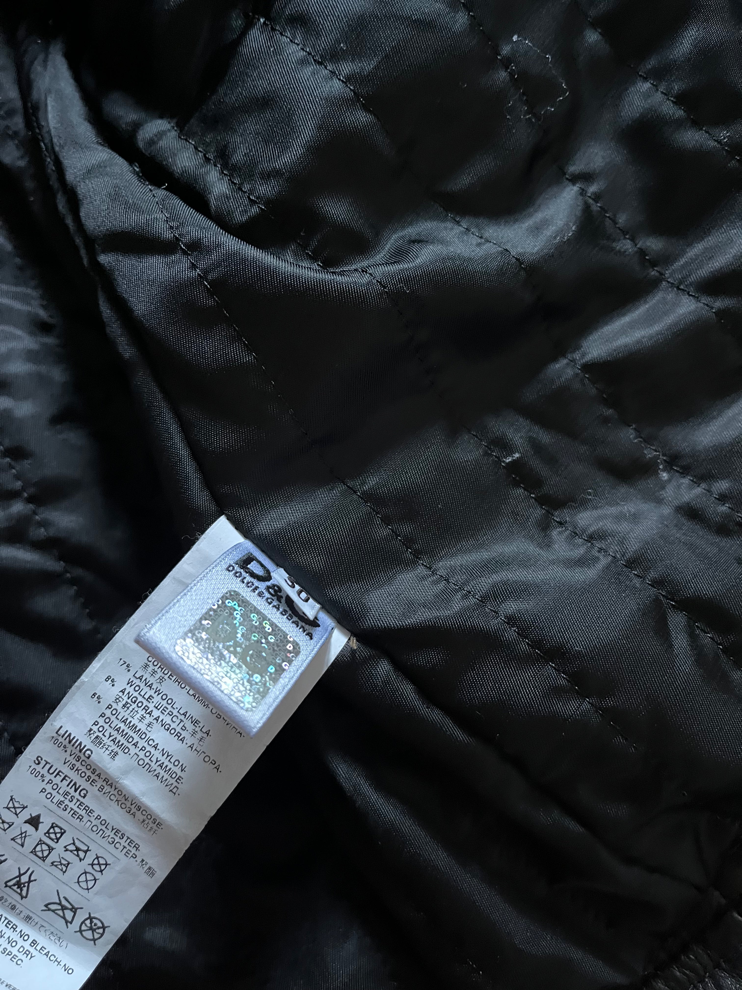 1996 AW ドルチェ＆ガッバーナ アルファ レザー ジャケット (M)