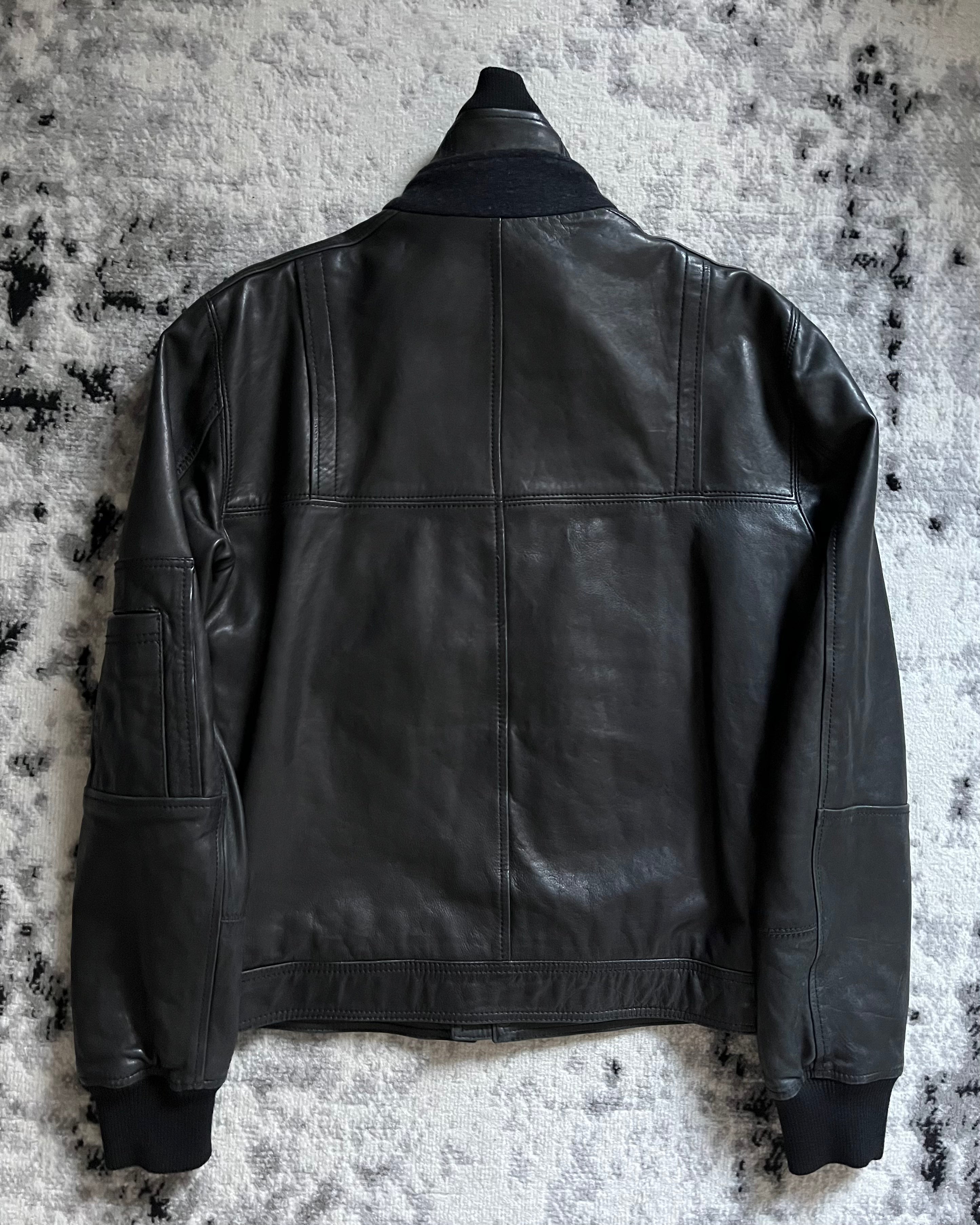 1996 AW ドルチェ＆ガッバーナ アルファ レザー ジャケット (M)